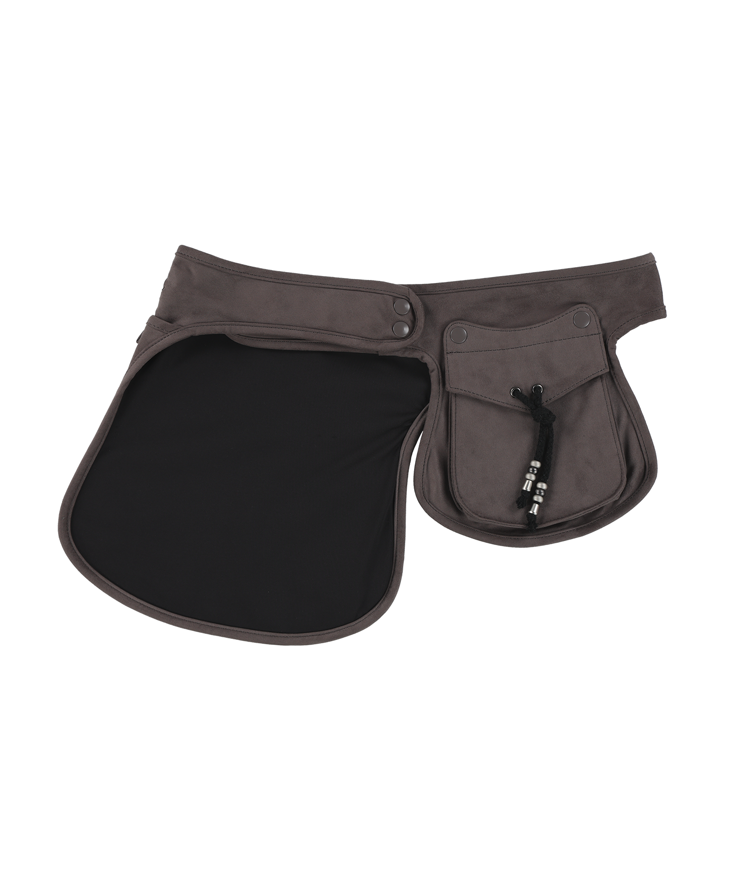 Coyseio - Suede Belt Bag (Brown) product image 7 | TRAB K-Fashion Australia
