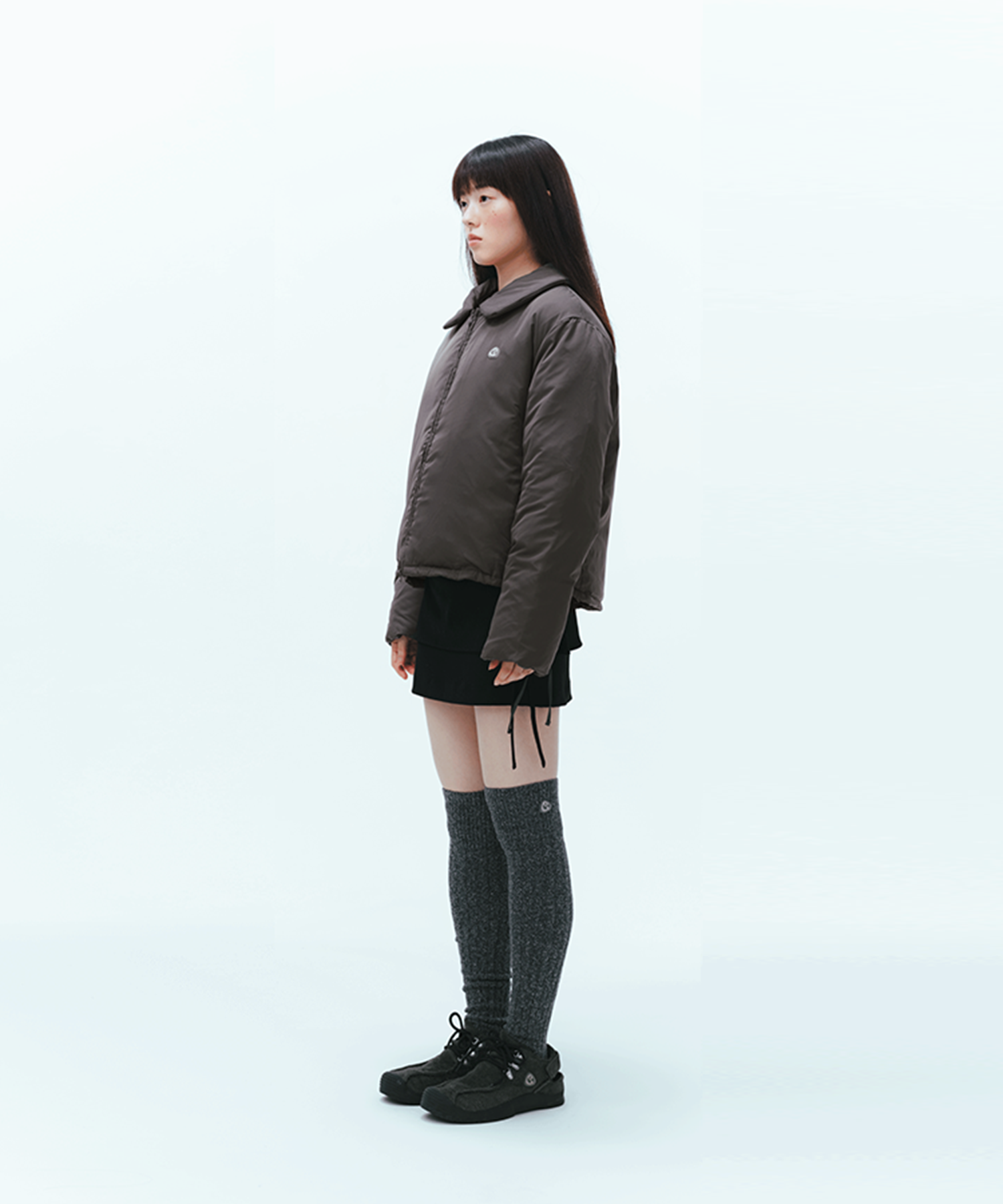 Coyseio - Solid Padded Jacket (Grey) product image 6 | TRAB K-Fashion Australia