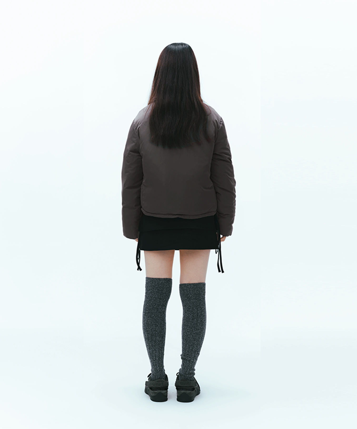 Coyseio - Solid Padded Jacket (Grey) product image 7 | TRAB K-Fashion Australia