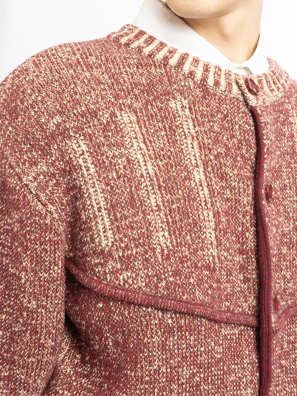 Juntae Kim - Corset-Seamed Knit Cardigan product image 4 | TRAB K-Fashion Australia
