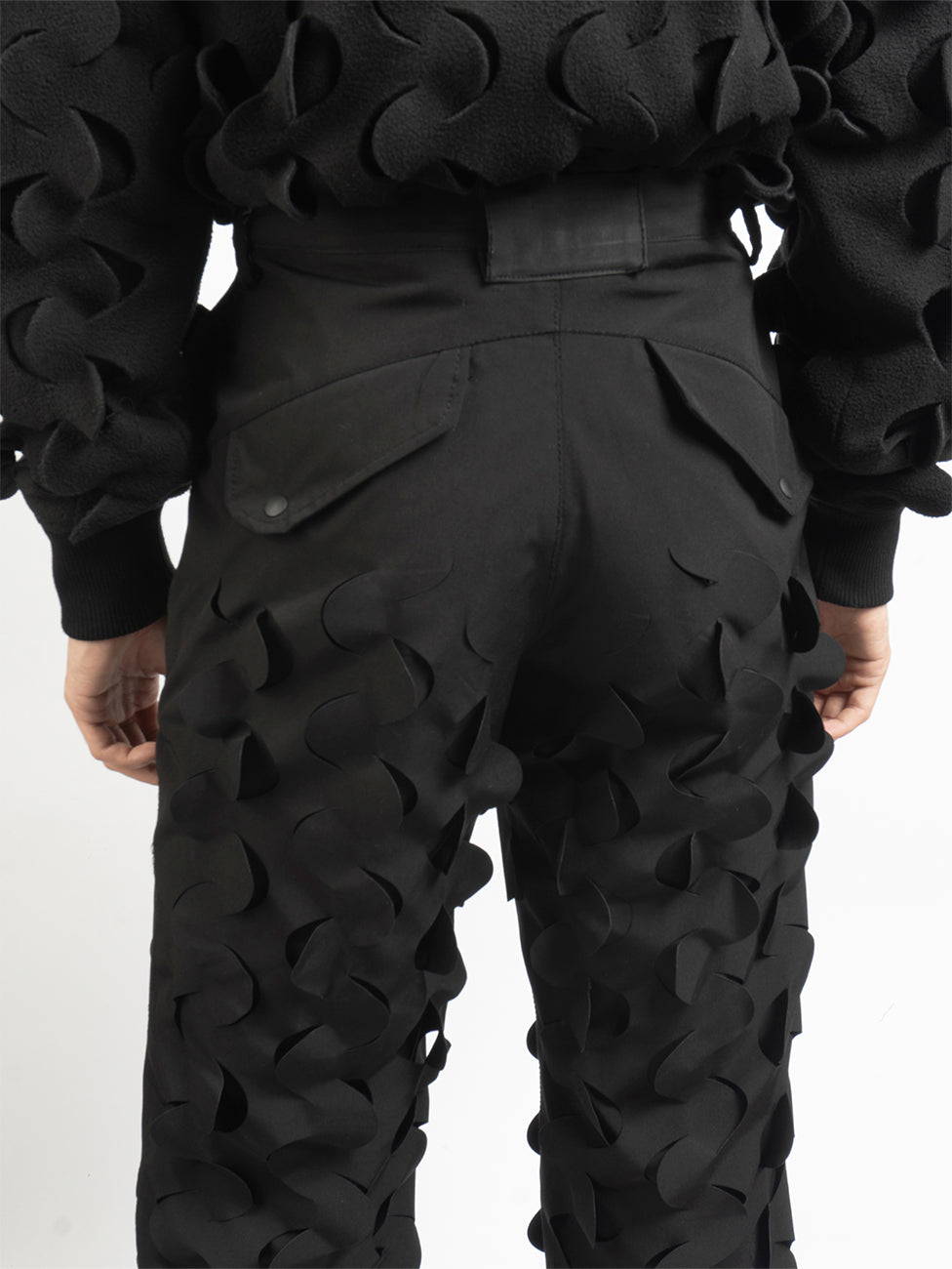 Juntae Kim - Laser-Slashed Padding Trousers product image 5 | TRAB K-Fashion Australia