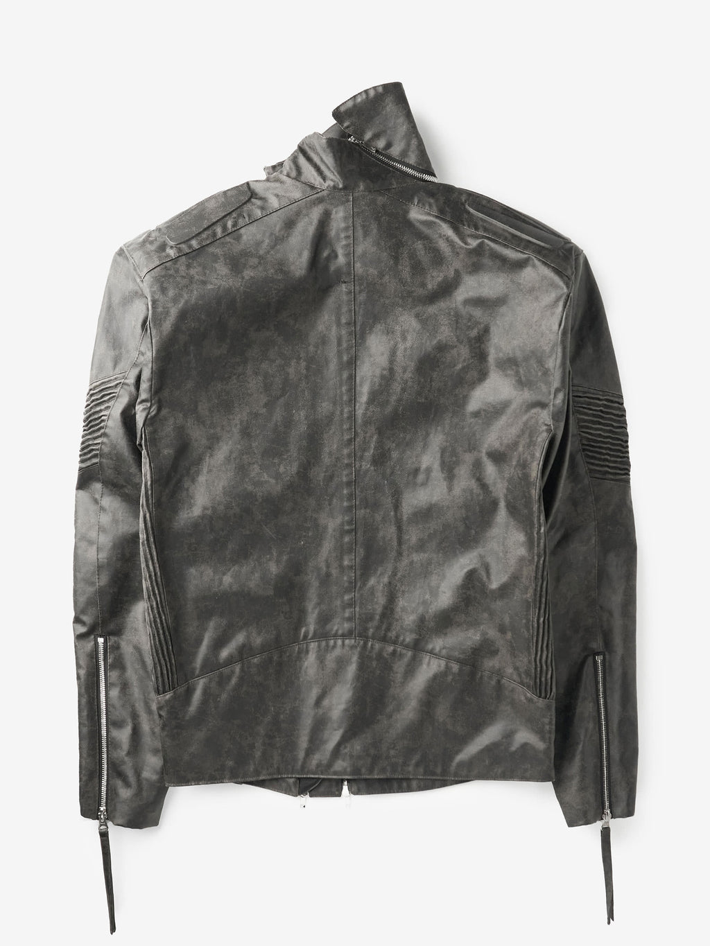 Juntae Kim - Asymmetrical Embossing Leather Jacket product image 2 | TRAB K-Fashion Australia