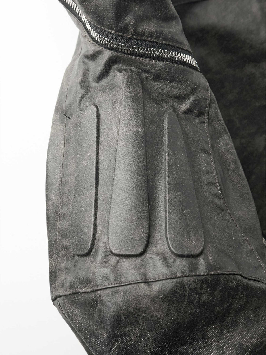 Juntae Kim - Asymmetrical Embossing Leather Jacket product image 3 | TRAB K-Fashion Australia