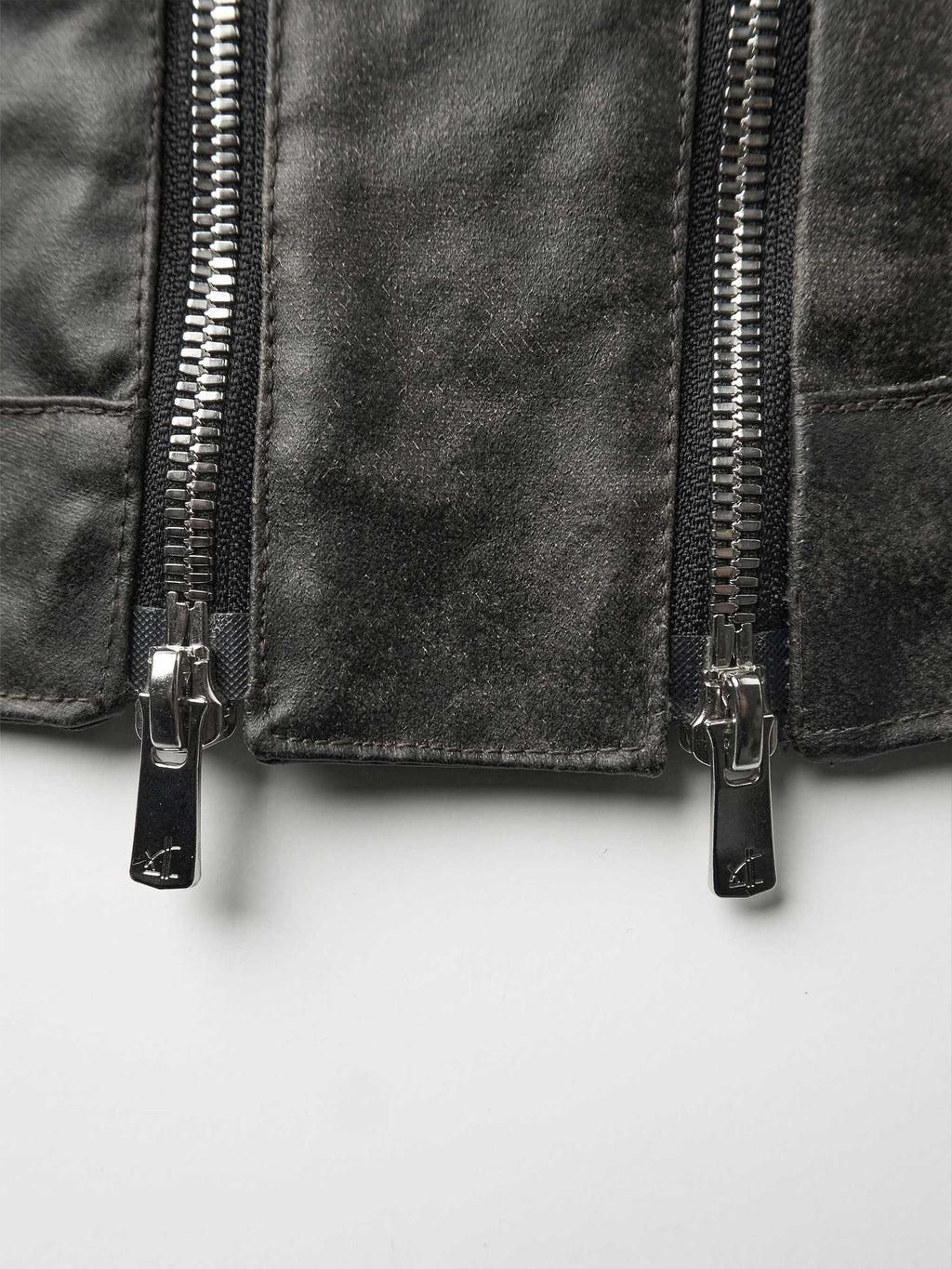 Juntae Kim - Asymmetrical Embossing Leather Jacket product image 4 | TRAB K-Fashion Australia