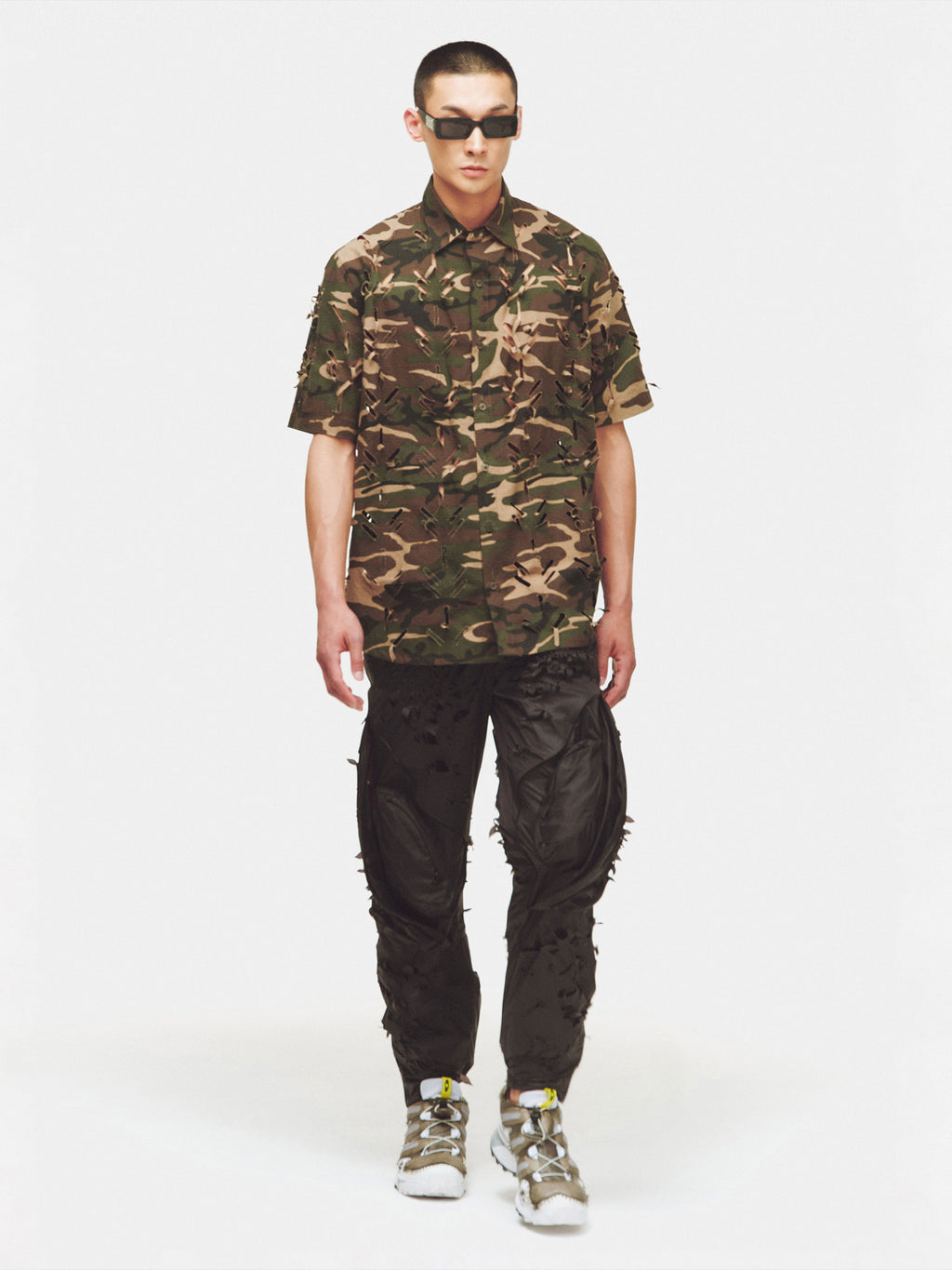 Juntae Kim - Laser-Slashed Shirts (OC8) product image 5 | TRAB K-Fashion Australia