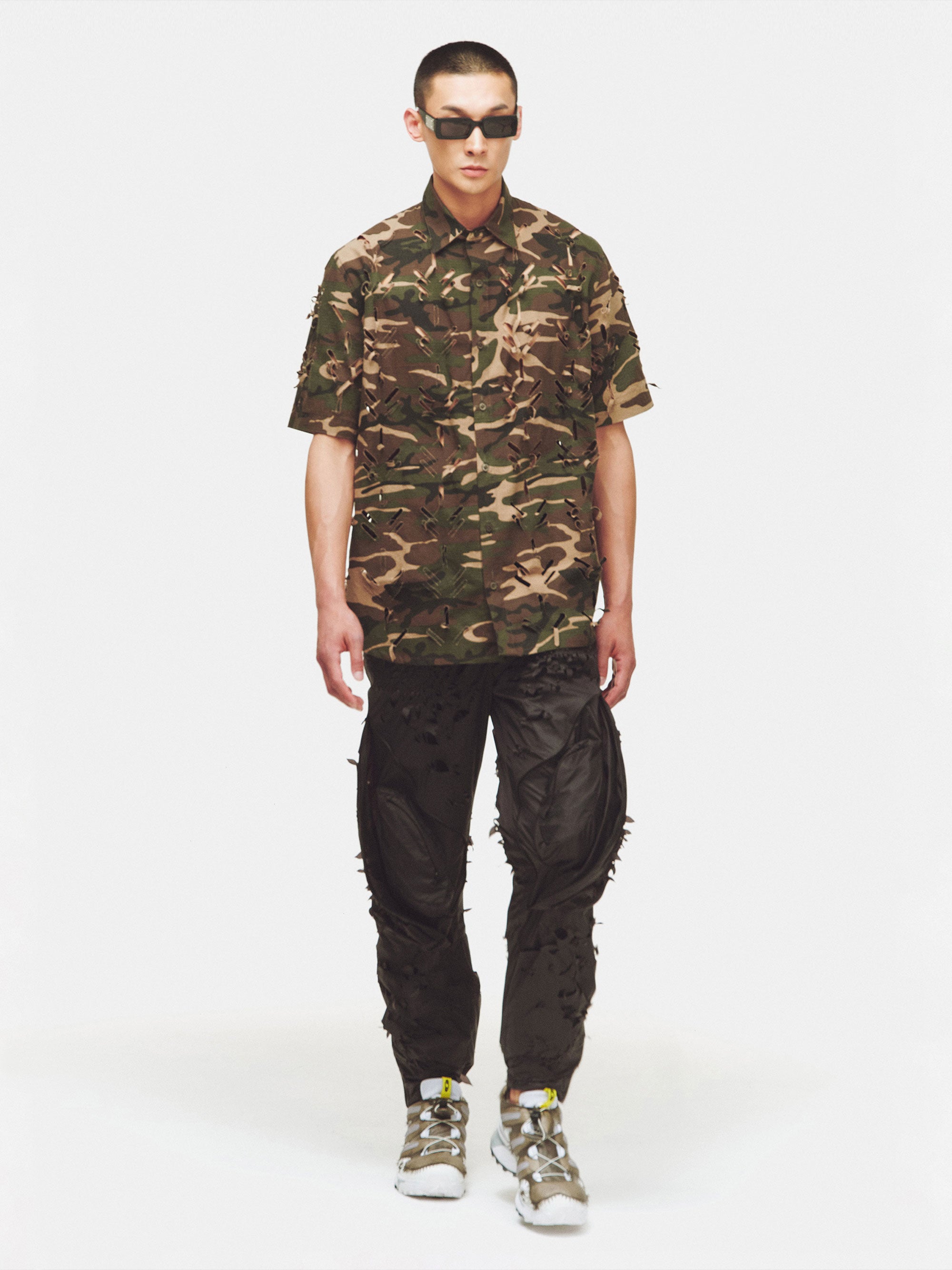 Juntae Kim - Laser-Slashed Shirts (OC8) product image 5 | TRAB K-Fashion Australia