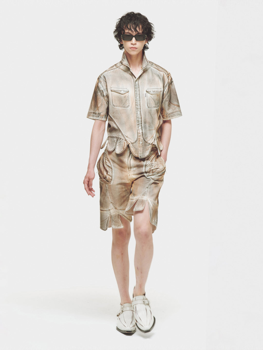 Juntae Kim - Painted Corset Shorts (OC2) product image 5 | TRAB K-Fashion Australia
