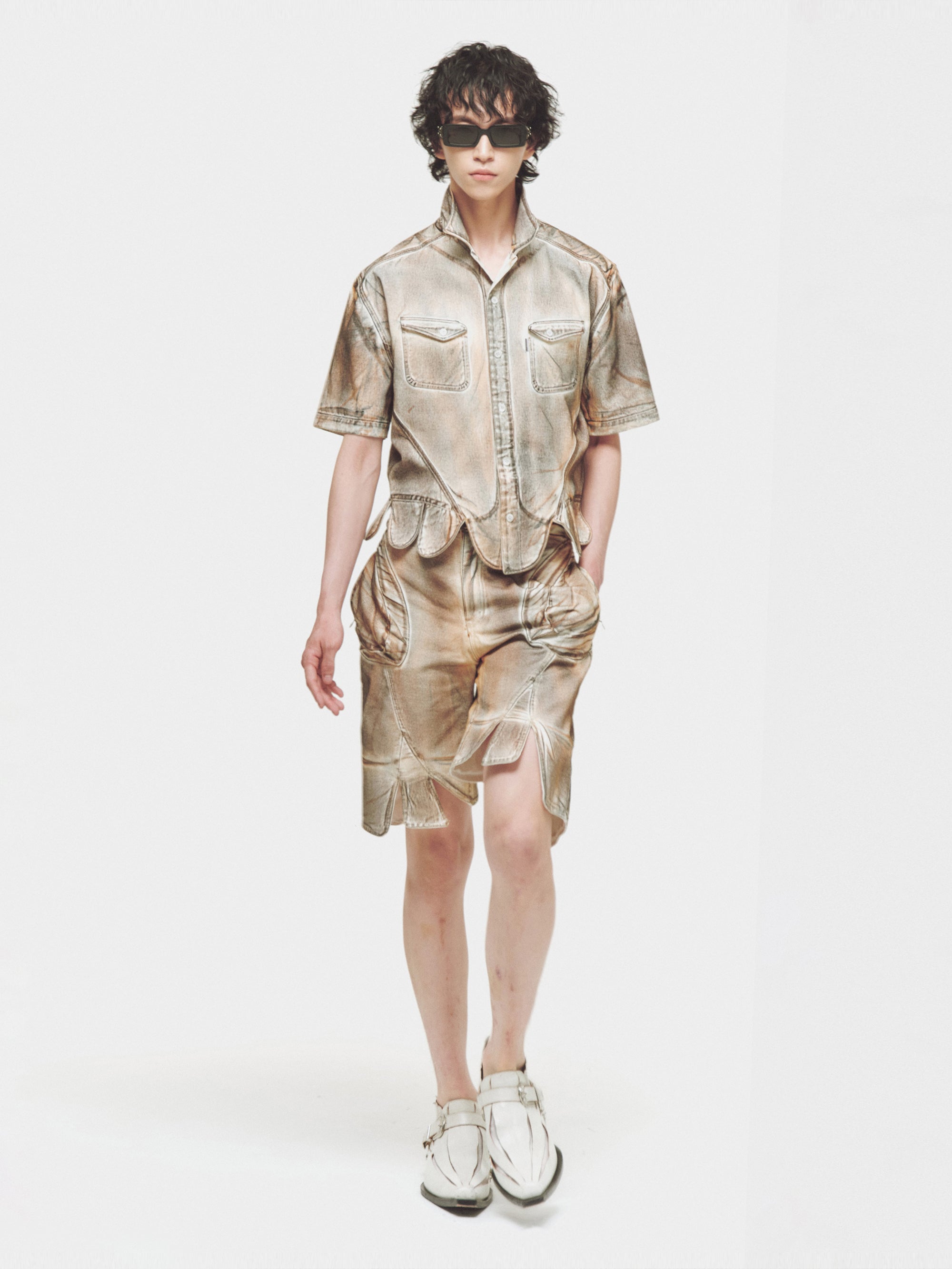 Juntae Kim - Painted Corset Shorts (OC2) product image 5 | TRAB K-Fashion Australia