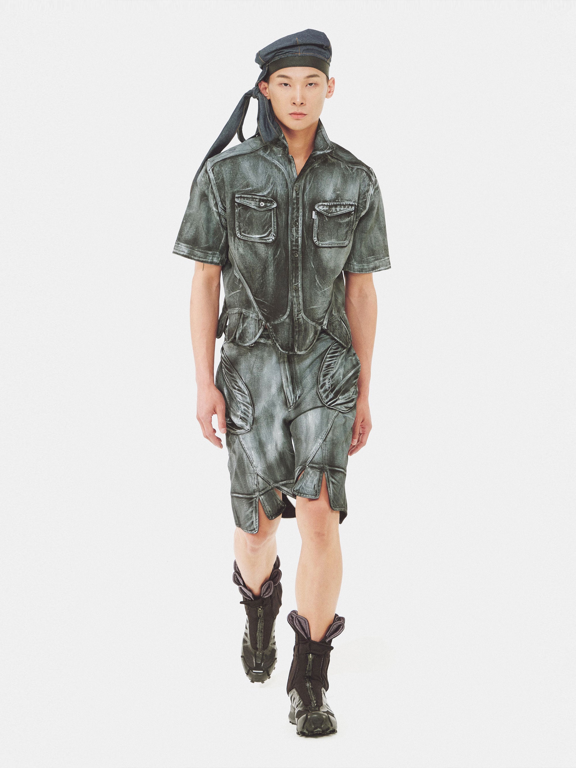Juntae Kim - Painted Corset Shorts (OC1) product image 6 | TRAB K-Fashion Australia