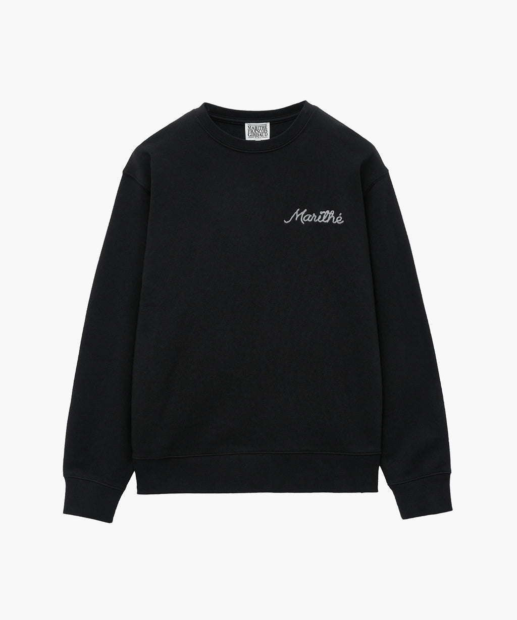 Marithe & Francois Girbaud - Rope Logo Sweatshirt (Black) product image 5 | TRAB K-Fashion Australia