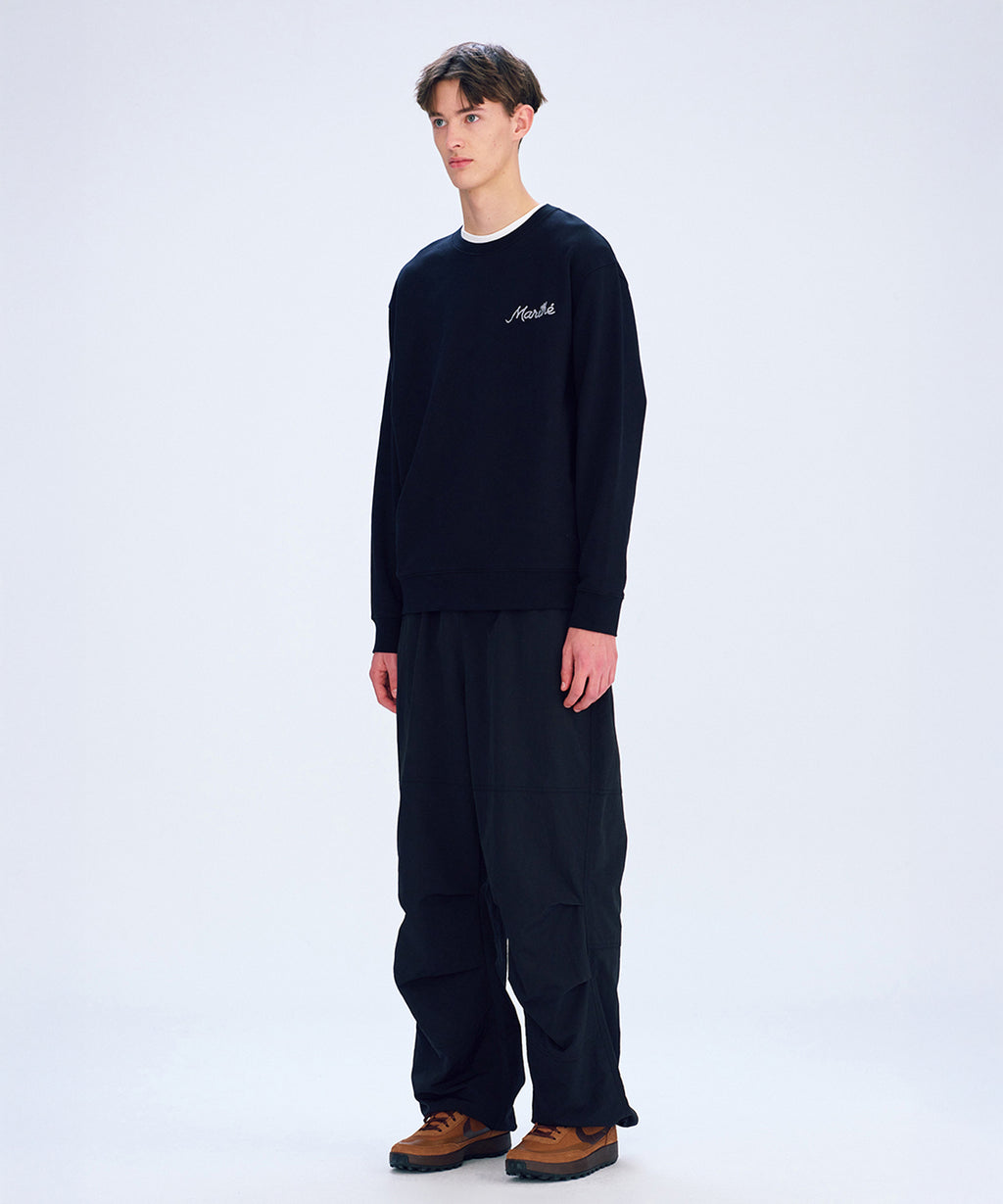Marithe & Francois Girbaud - Rope Logo Sweatshirt (Black) product image 3 | TRAB K-Fashion Australia