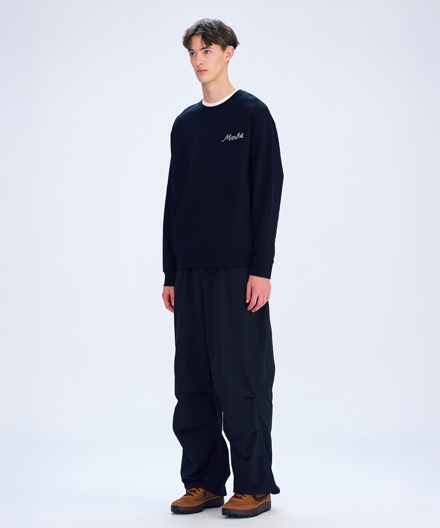 Marithe & Francois Girbaud - Rope Logo Sweatshirt (Black) product image 3 | TRAB K-Fashion Australia