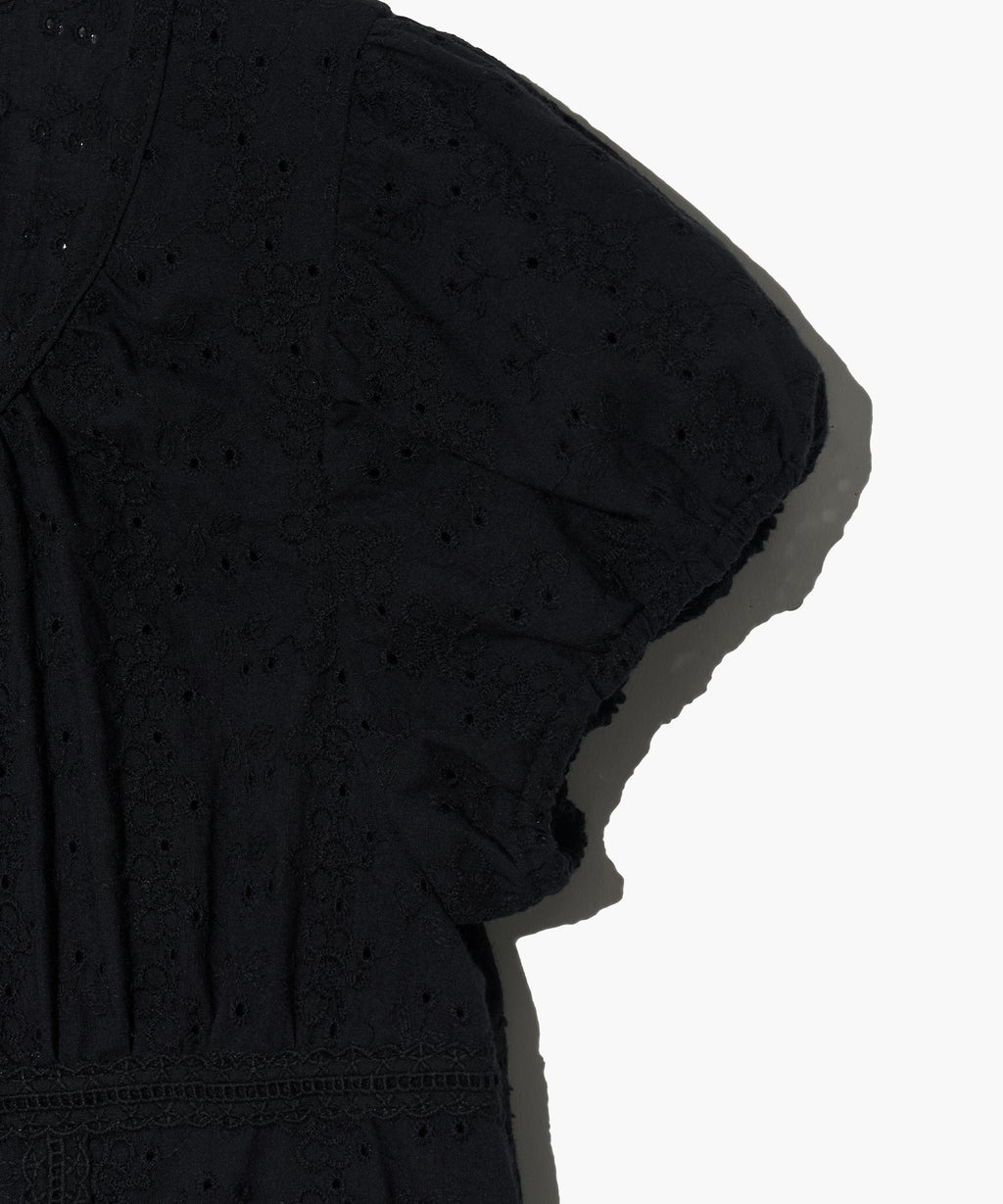 Marithe & Francois Girbaud - Puff Sleeve Lace Shirt (Black) product image 10 | TRAB K-Fashion Australia