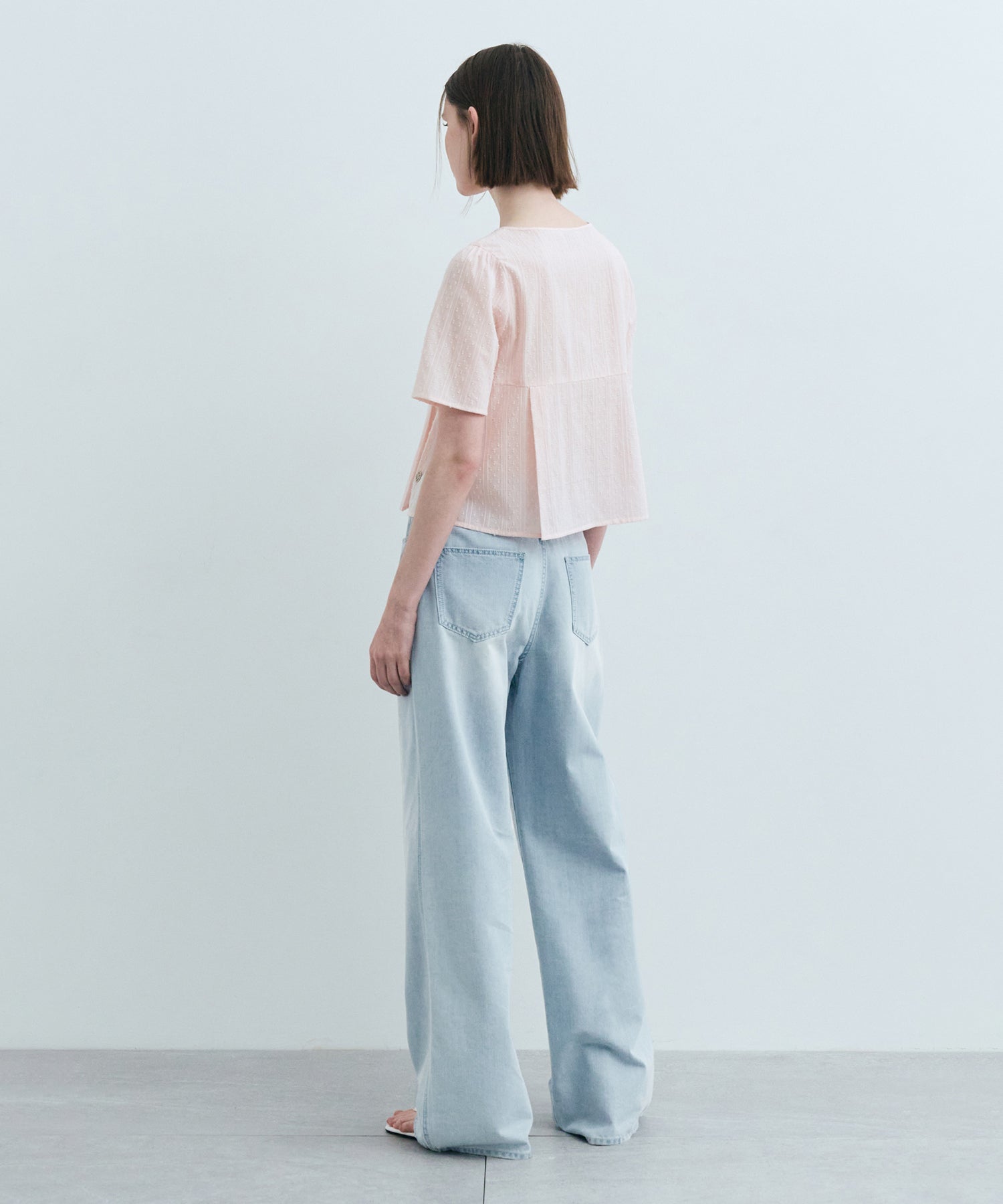 Marithe & Francois Girbaud - Round Neck Ribbon Shirt (Pink) product image 6 | TRAB K-Fashion Australia
