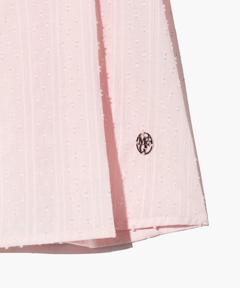 Marithe & Francois Girbaud - Round Neck Ribbon Shirt (Pink) product image 12 | TRAB K-Fashion Australia