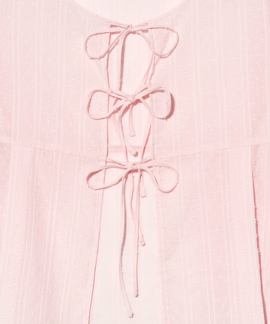 Marithe & Francois Girbaud - Round Neck Ribbon Shirt (Pink) product image 13 | TRAB K-Fashion Australia