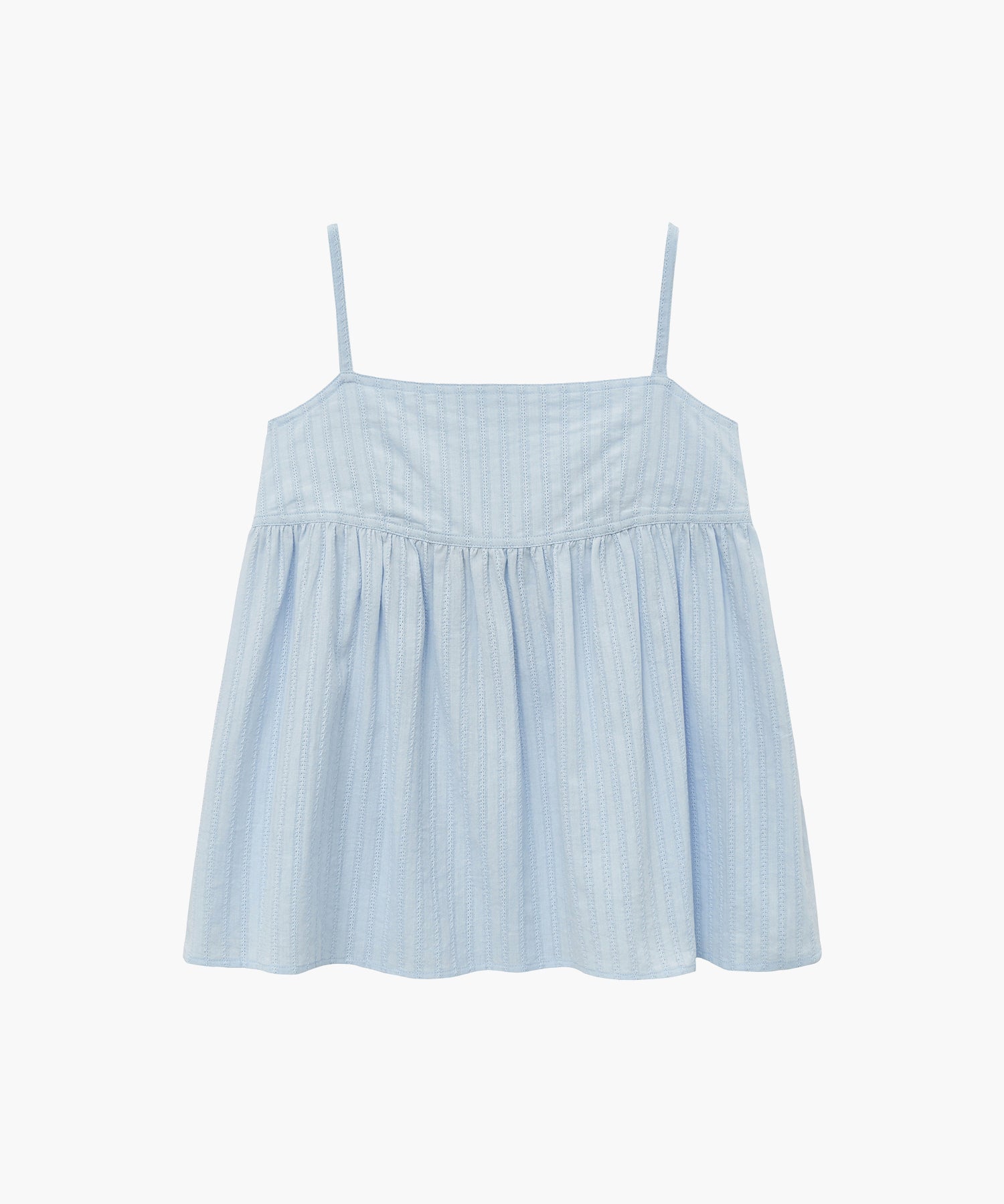 Marithe & Francois Girbaud - Camisole Volume Blouse (Blue) product image 1 | TRAB K-Fashion Australia