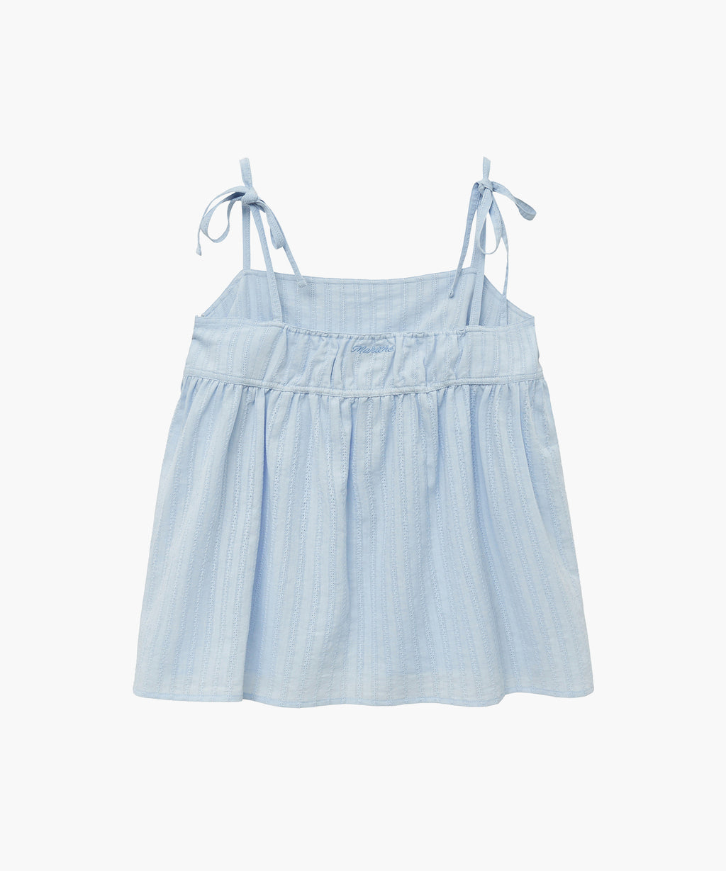 Marithe & Francois Girbaud - Camisole Volume Blouse (Blue) product image 2 | TRAB K-Fashion Australia