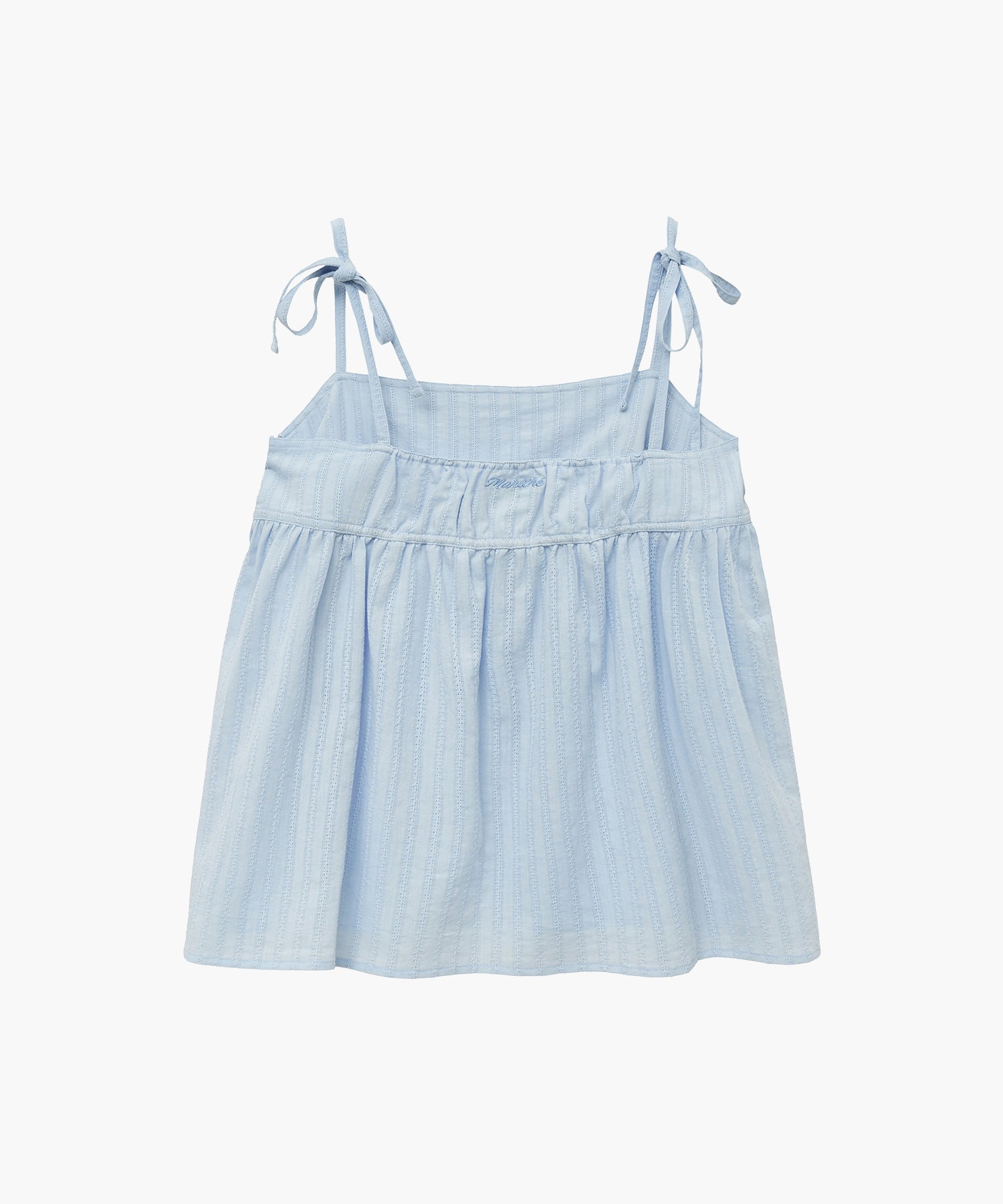 Marithe & Francois Girbaud - Camisole Volume Blouse (Blue) product image 2 | TRAB K-Fashion Australia