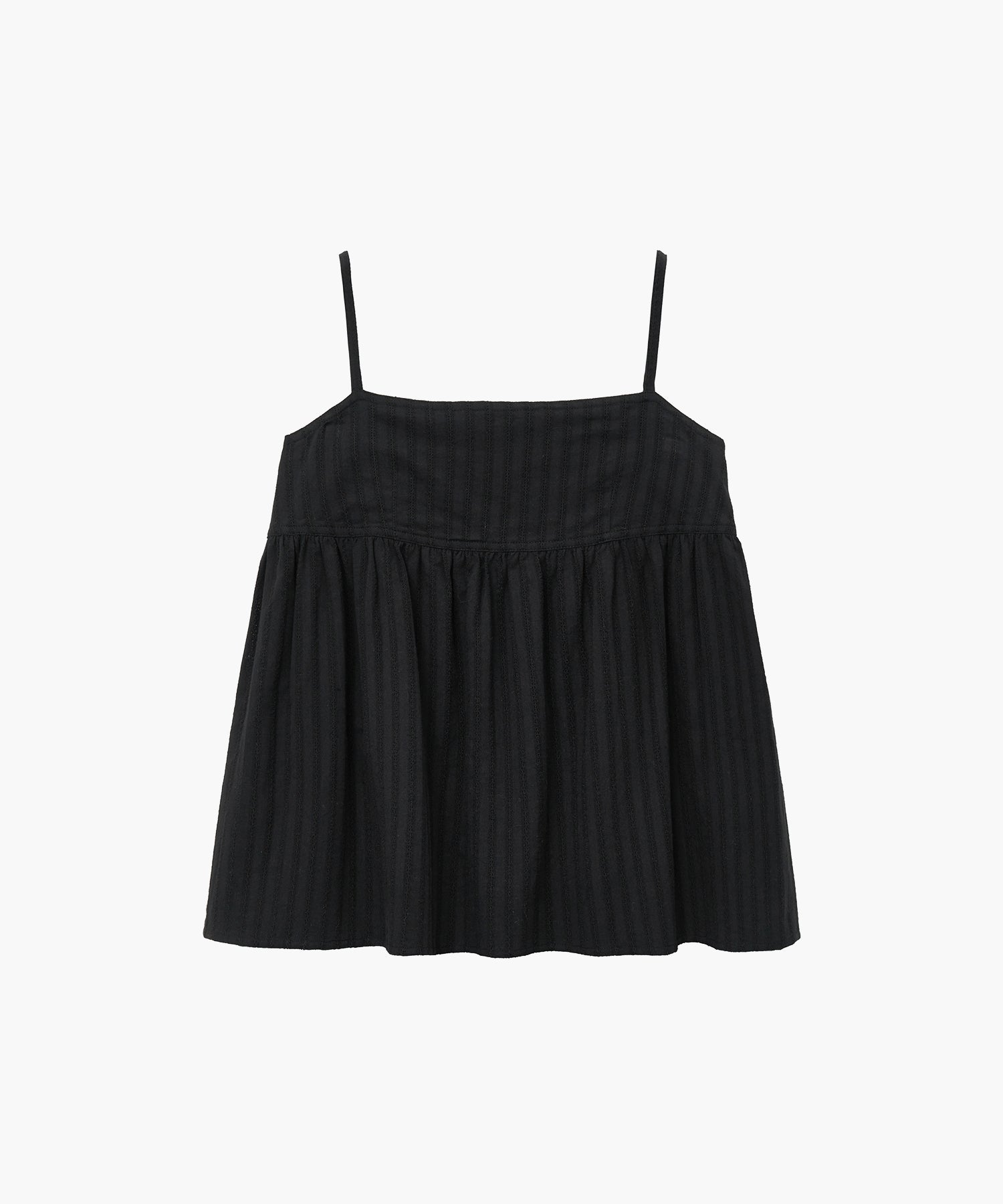 Marithe & Francois Girbaud - Camisole Volume Blouse (Black) product image 1 | TRAB K-Fashion Australia