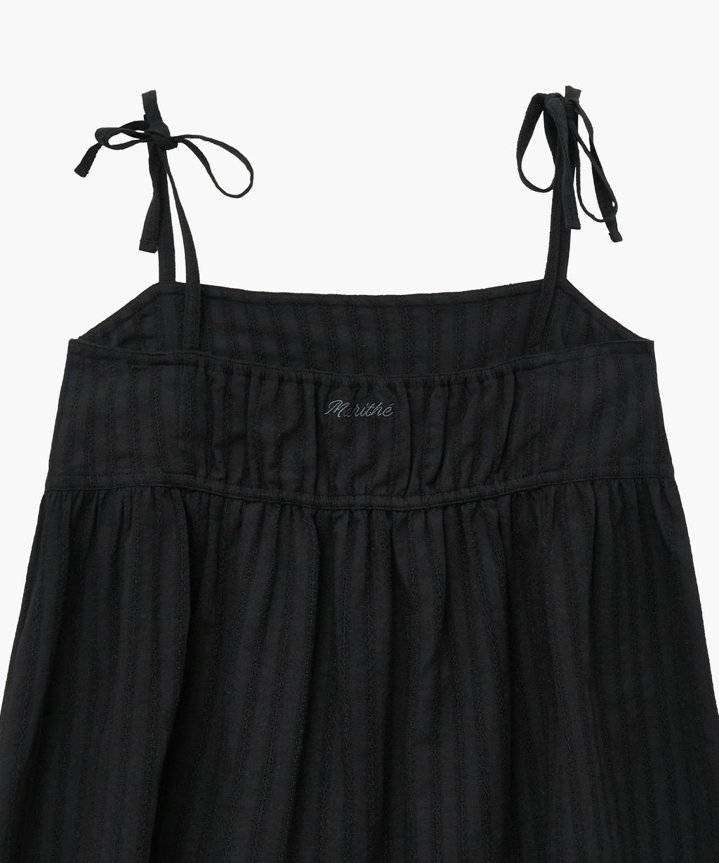 Marithe & Francois Girbaud - Camisole Volume Blouse (Black) product image 4 | TRAB K-Fashion Australia