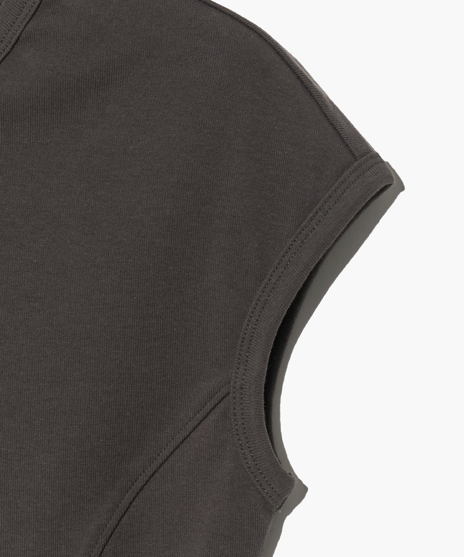 Marithe & Francois Girbaud - Heart Lettering Logo Cap Sleeve Tee (Charcoal) product image 9 | TRAB K-Fashion Australia