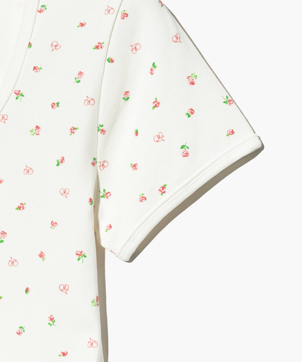 Marithe & Francois Girbaud - Flower Short Sleeve Tee (White) product image 9 | TRAB K-Fashion Australia