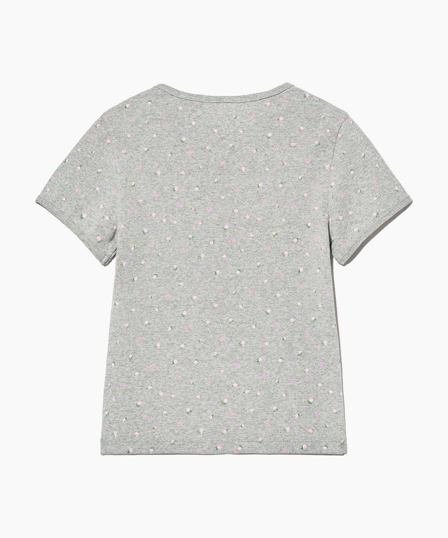 Marithe & Francois Girbaud - Flower Short Sleeve Tee (Melange Gray) product image 10 | TRAB K-Fashion Australia