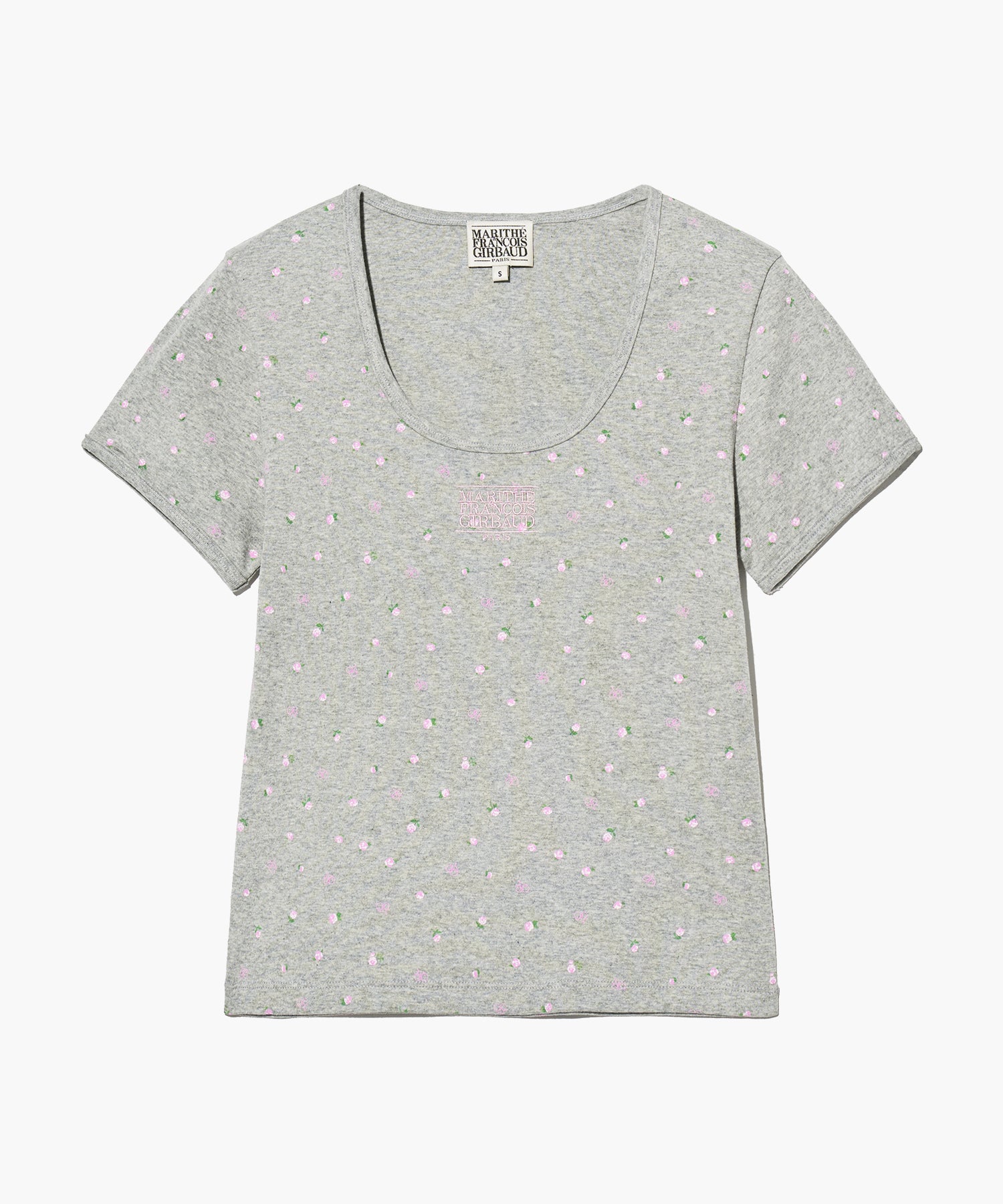 Marithe & Francois Girbaud - Flower Short Sleeve Tee (Melange Gray) product image 11 | TRAB K-Fashion Australia