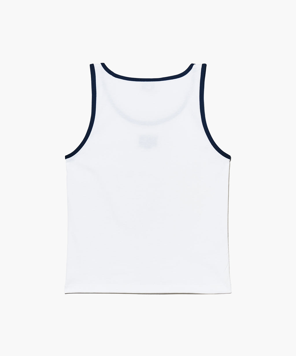 Marithe & Francois Girbaud - Classic Logo Sleeveless (White) product image 2 | TRAB K-Fashion Australia
