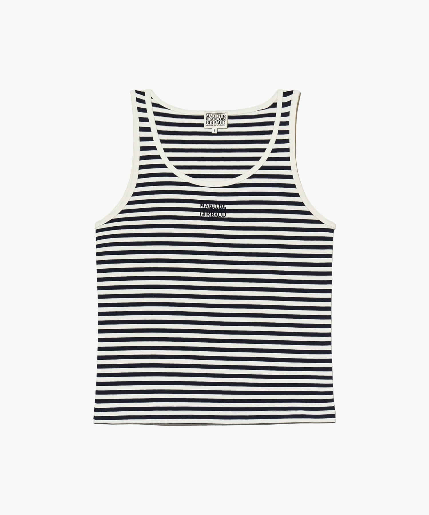 Marithe & Francois Girbaud - Classic Logo Sleeveless (Ivory) product image 1 | TRAB K-Fashion Australia