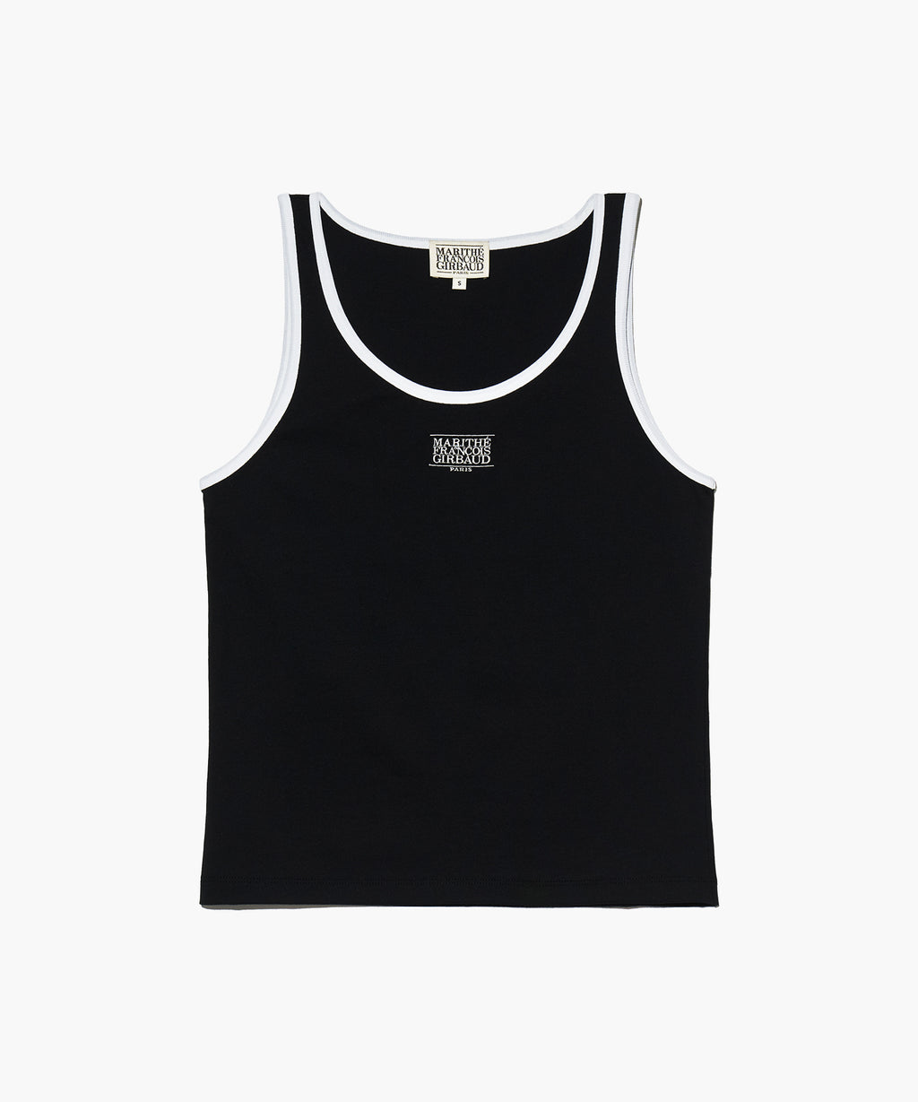 Marithe & Francois Girbaud - Classic Logo Sleeveless (Black) product image 7 | TRAB K-Fashion Australia