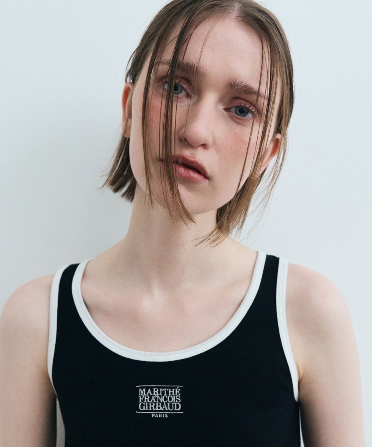 Marithe & Francois Girbaud - Classic Logo Sleeveless (Black) product image 3 | TRAB K-Fashion Australia