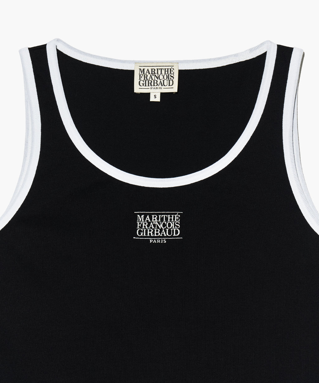 Marithe & Francois Girbaud - Classic Logo Sleeveless (Black) product image 9 | TRAB K-Fashion Australia