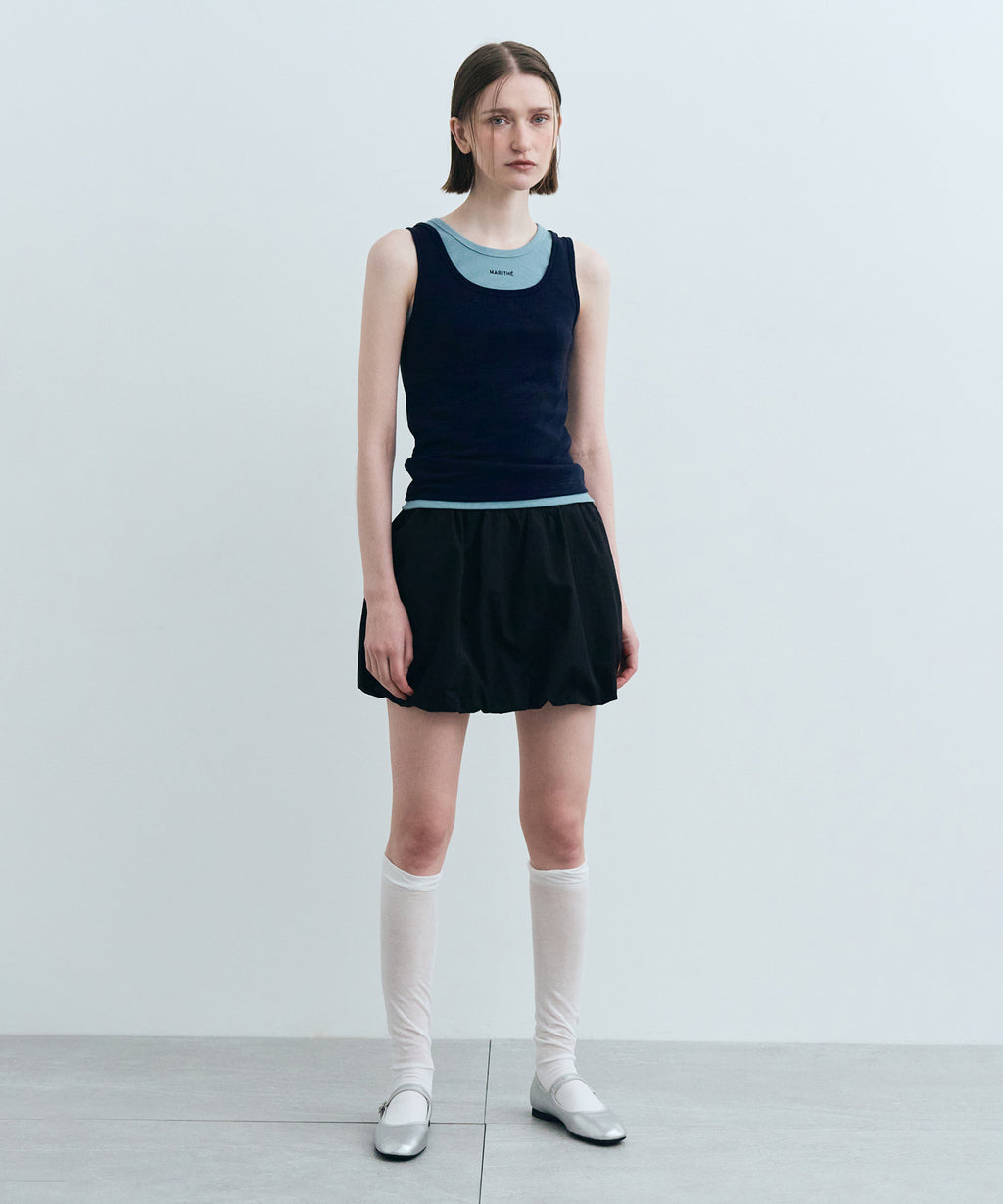 Marithe & Francois Girbaud - Layered Sleeveless (Navy) product image 8 | TRAB K-Fashion Australia
