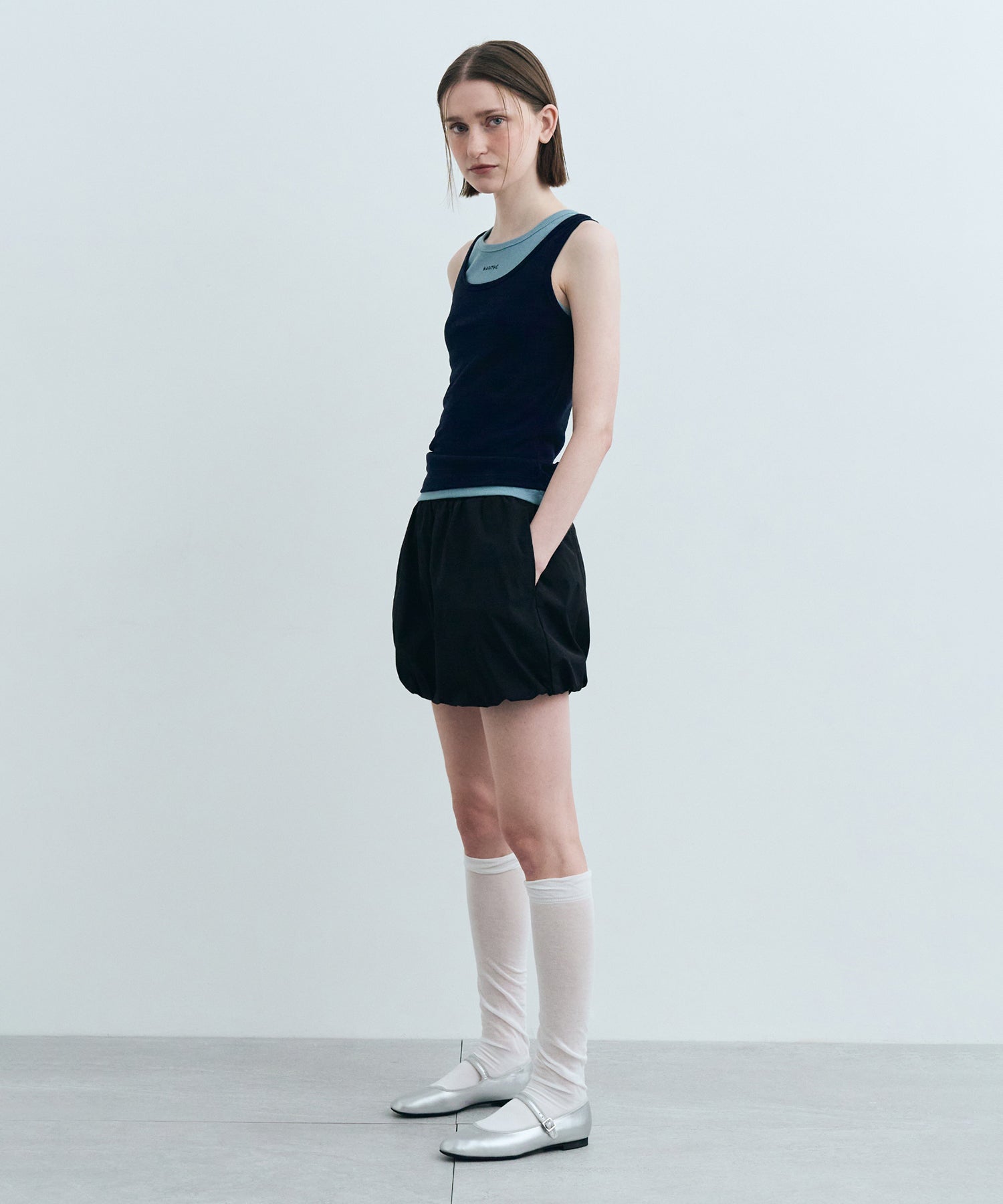 Marithe & Francois Girbaud - Layered Sleeveless (Navy) product image 9 | TRAB K-Fashion Australia