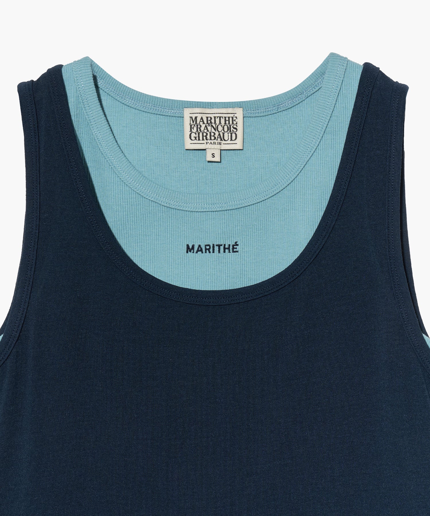 Marithe & Francois Girbaud - Layered Sleeveless (Navy) product image 13 | TRAB K-Fashion Australia