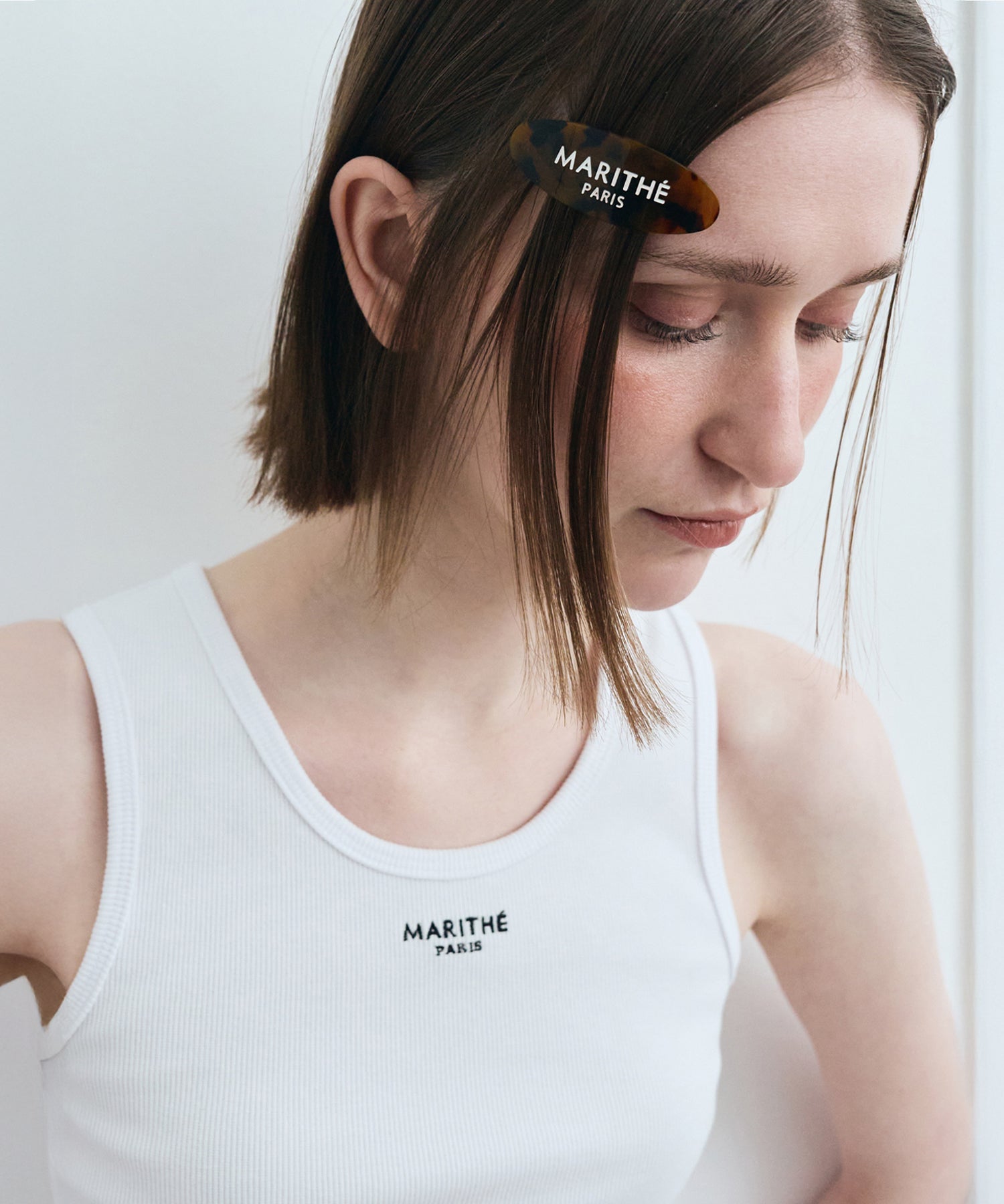 Marithe & Francois Girbaud - U Neck Sleeveless (White) product image 3 | TRAB K-Fashion Australia