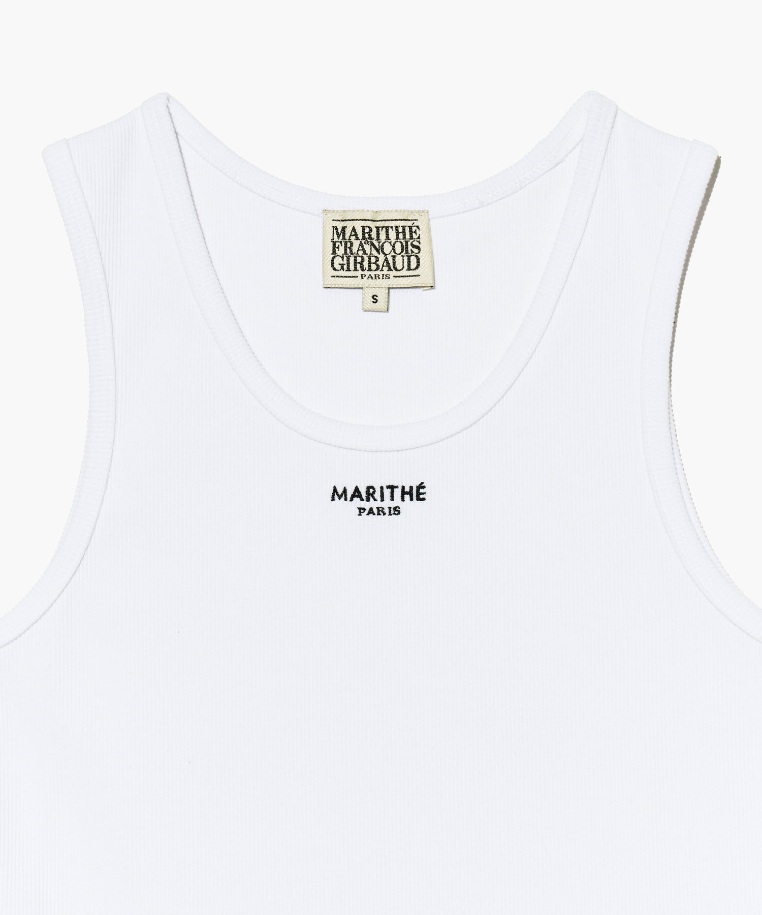 Marithe & Francois Girbaud - U Neck Sleeveless (White) product image 9 | TRAB K-Fashion Australia