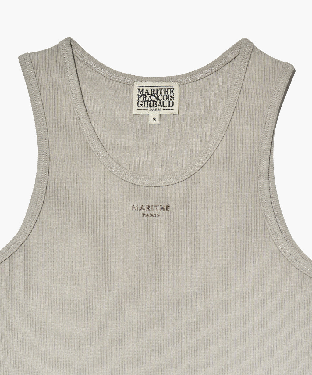 Marithe & Francois Girbaud - U Neck Sleeveless (Light Beige) product image 9 | TRAB K-Fashion Australia