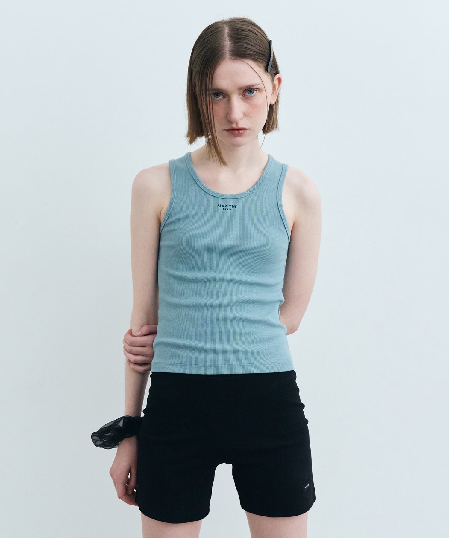 Marithe & Francois Girbaud - U Neck Sleeveless (Stone Blue) product image 1 | TRAB K-Fashion Australia