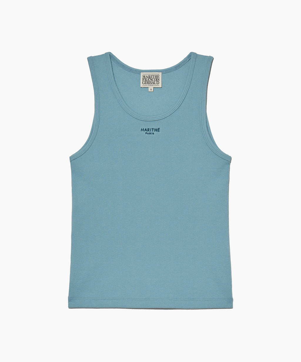 Marithe & Francois Girbaud - U Neck Sleeveless (Stone Blue) product image 6 | TRAB K-Fashion Australia