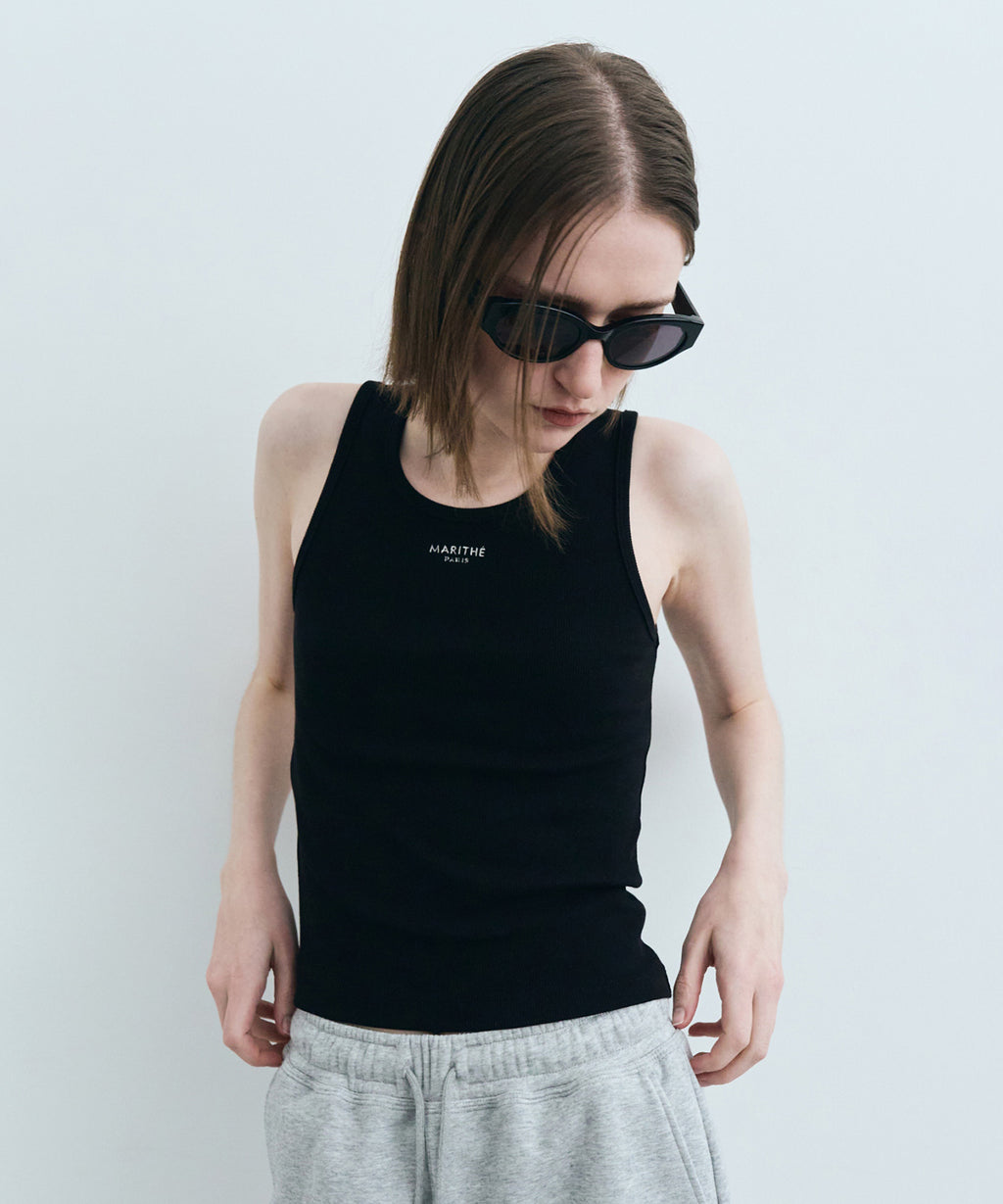 Marithe & Francois Girbaud - U Neck Sleeveless (Black) product image 3 | TRAB K-Fashion Australia