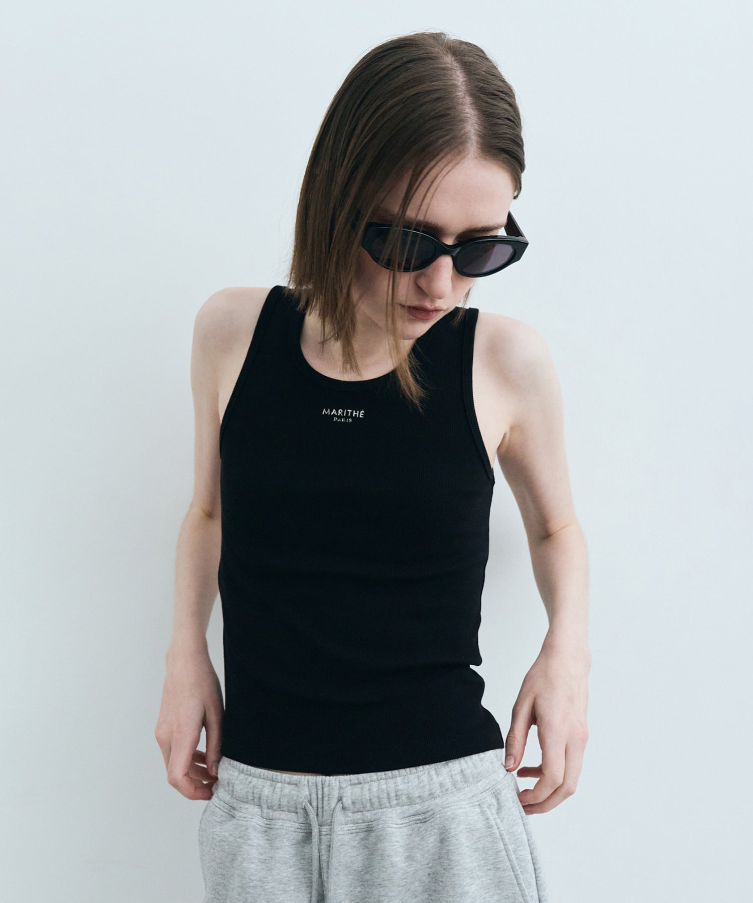 Marithe & Francois Girbaud - U Neck Sleeveless (Black) product image 3 | TRAB K-Fashion Australia