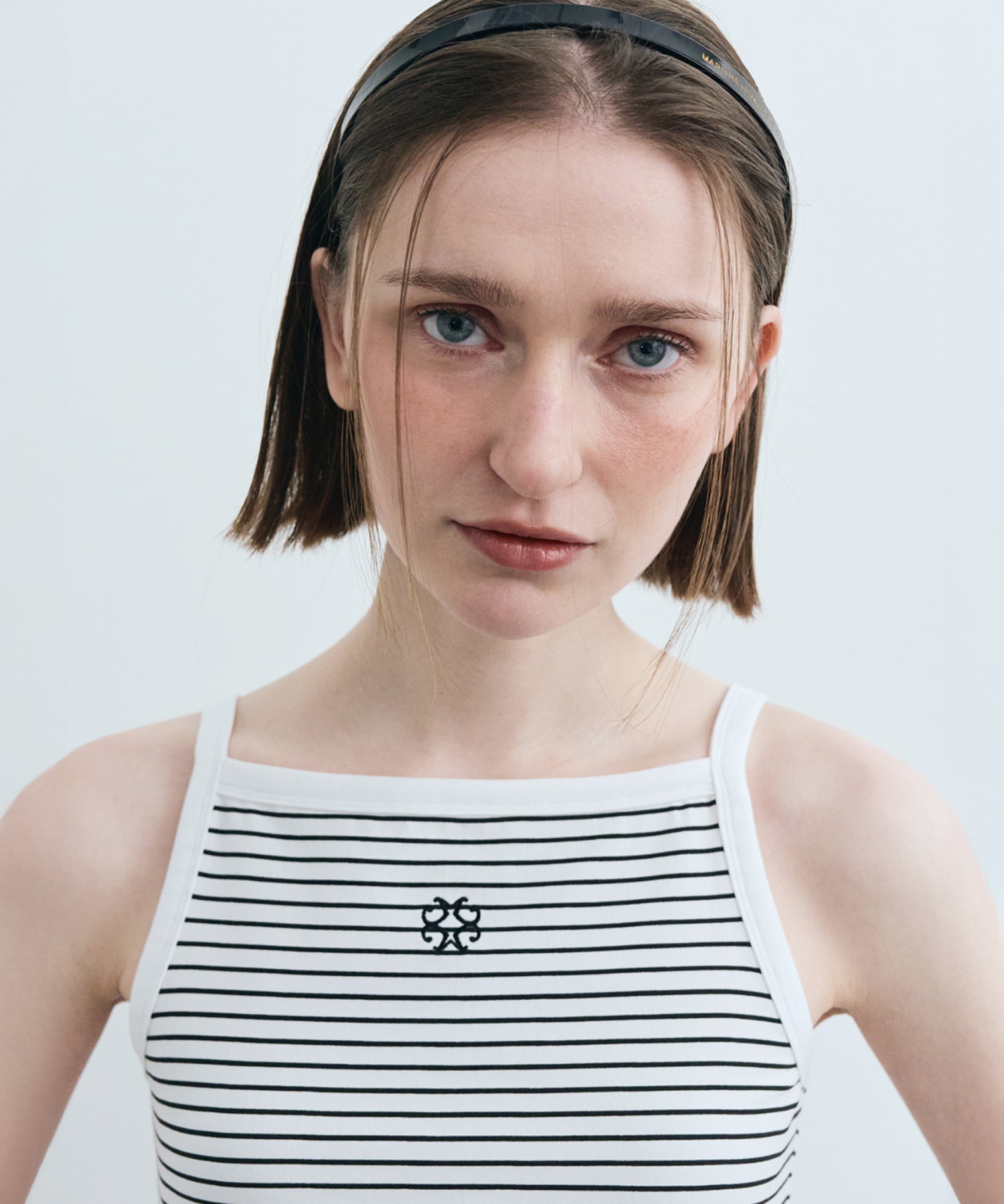 Marithe & Francois Girbaud - Color Block Square Neck Sleeveless (Stripe) product image 3 | TRAB K-Fashion Australia