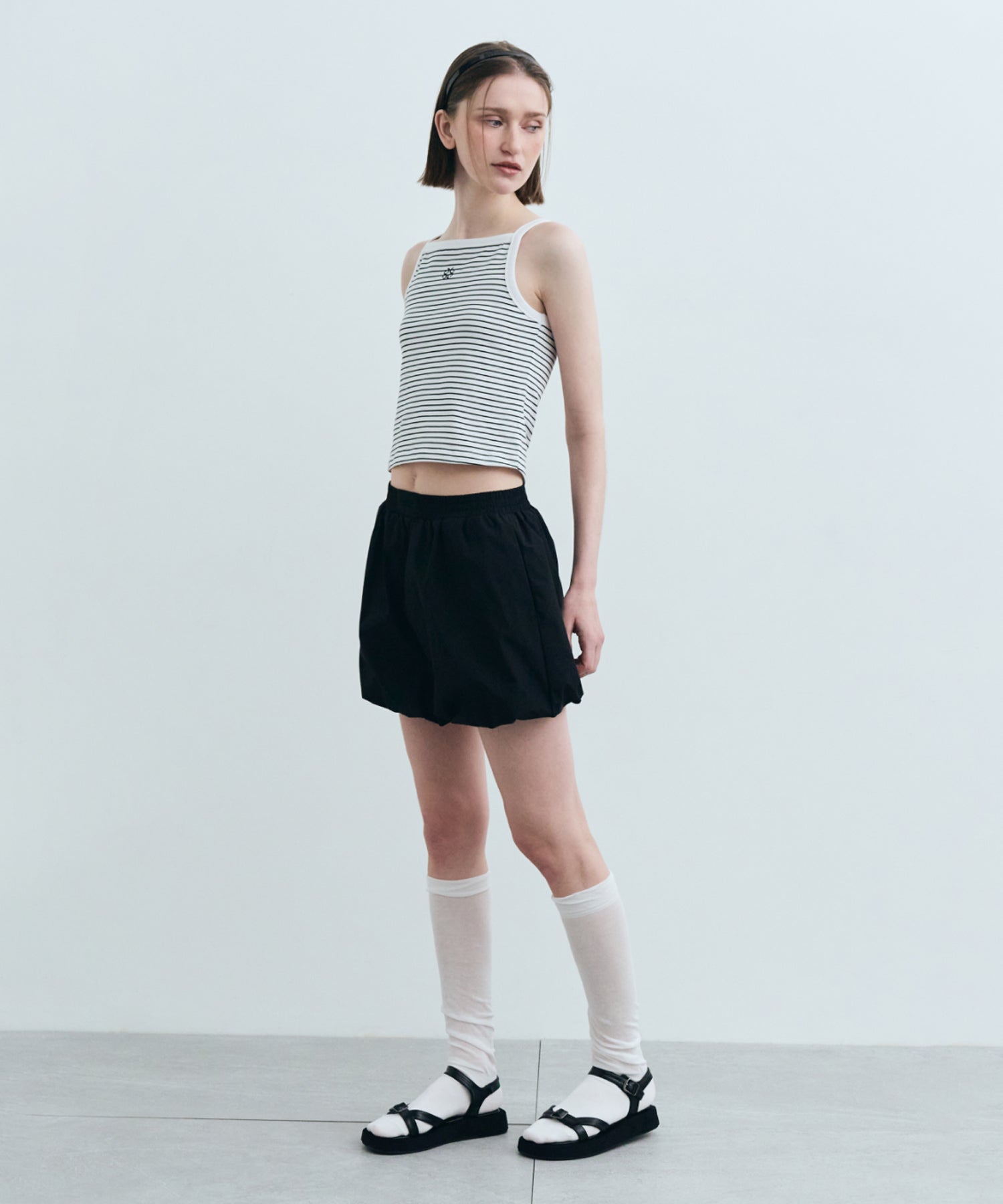 Marithe & Francois Girbaud - Color Block Square Neck Sleeveless (Stripe) product image 5 | TRAB K-Fashion Australia