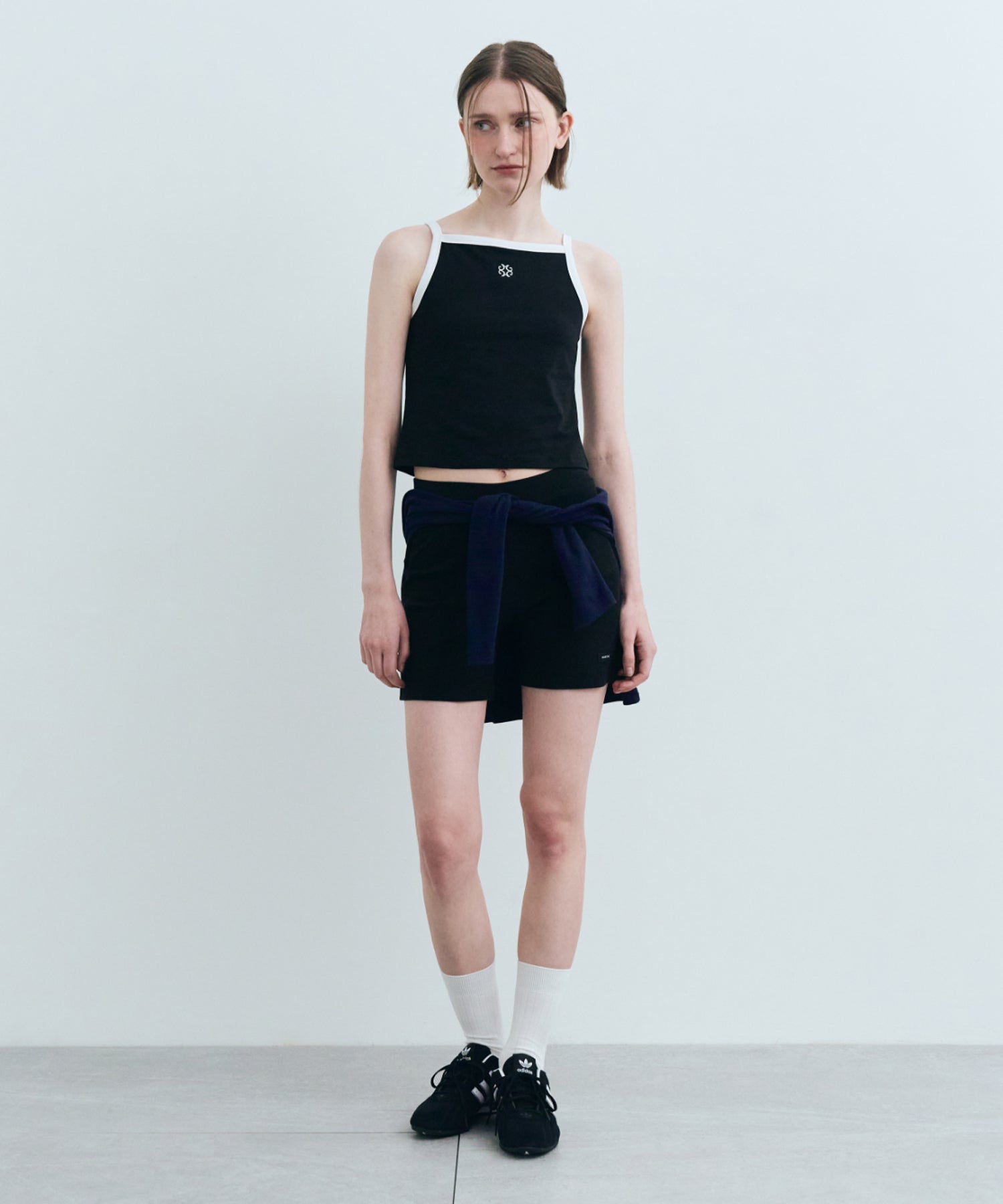 Marithe & Francois Girbaud - Color Block Square Neck Sleeveless (Black) product image 4 | TRAB K-Fashion Australia