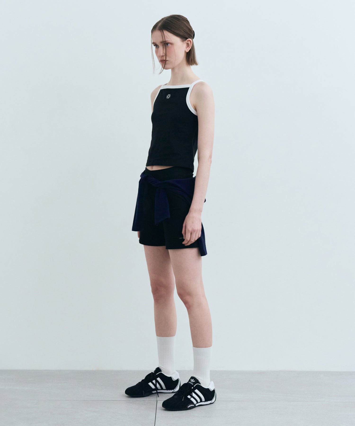 Marithe & Francois Girbaud - Color Block Square Neck Sleeveless (Black) product image 5 | TRAB K-Fashion Australia