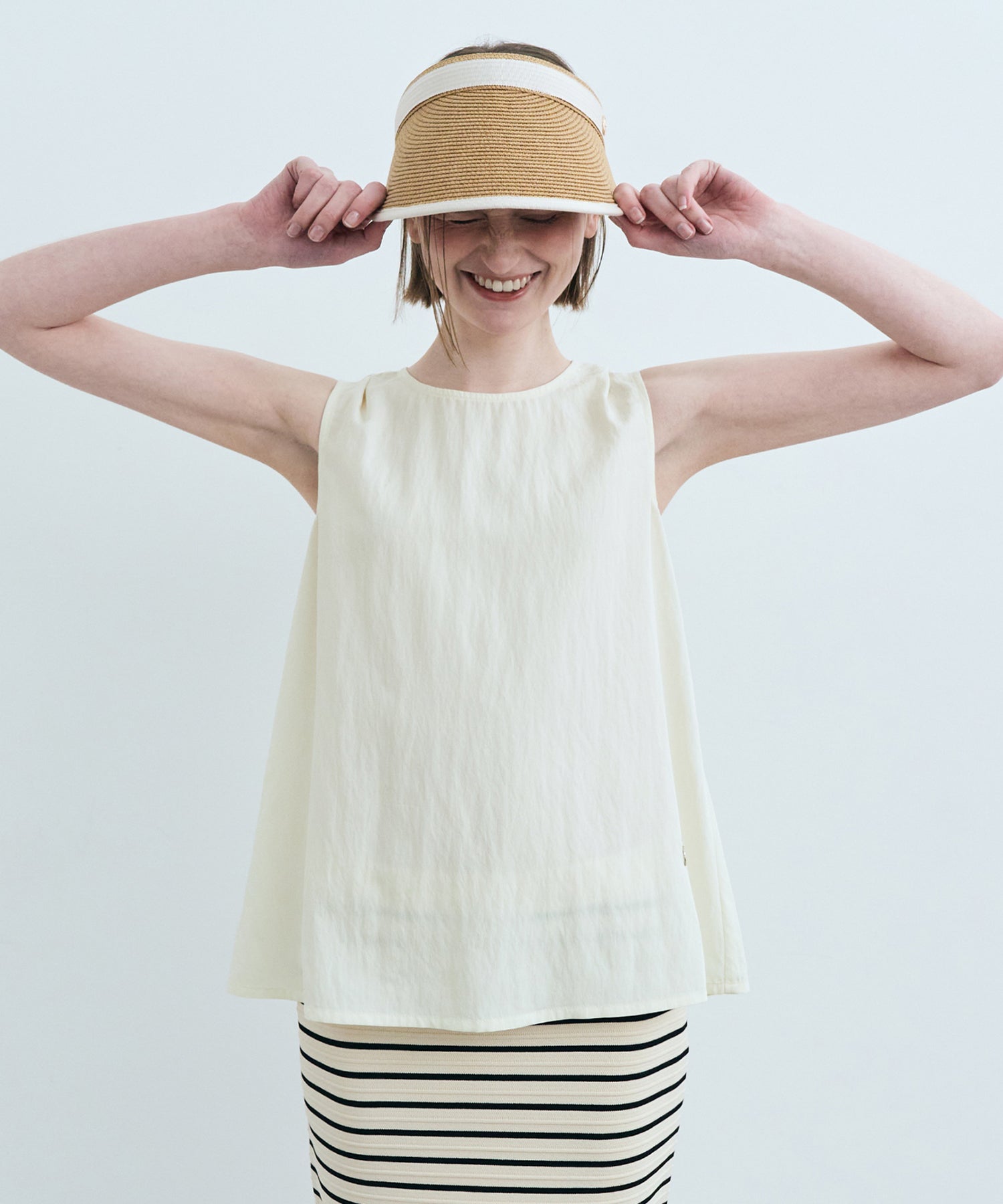 Marithe & Francois Girbaud - Long Sleeveless (Cream) product image 3 | TRAB K-Fashion Australia