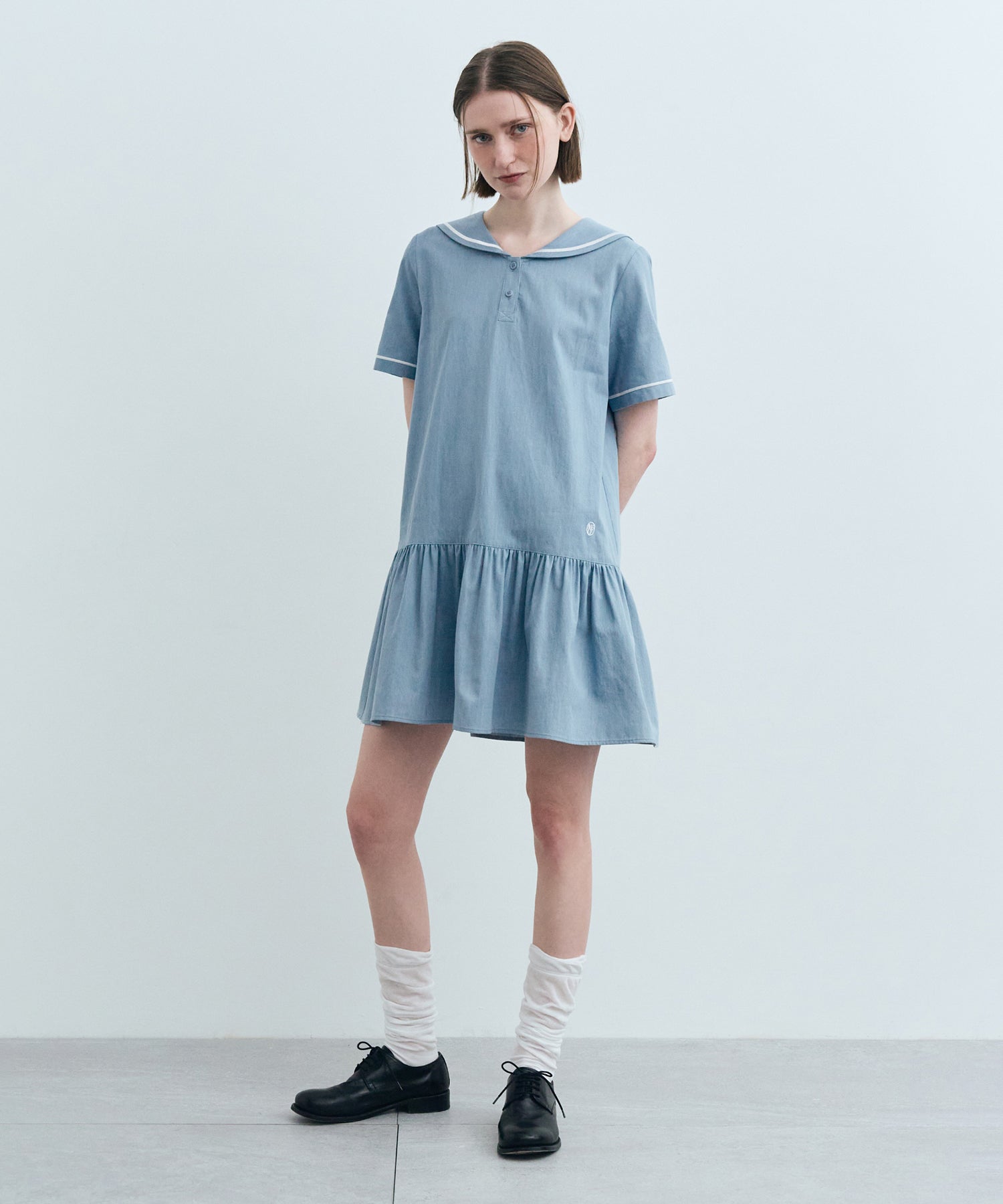 Marithe & Francois Girbaud - Sailor Onepiece (Light Blue) product image 1 | TRAB K-Fashion Australia